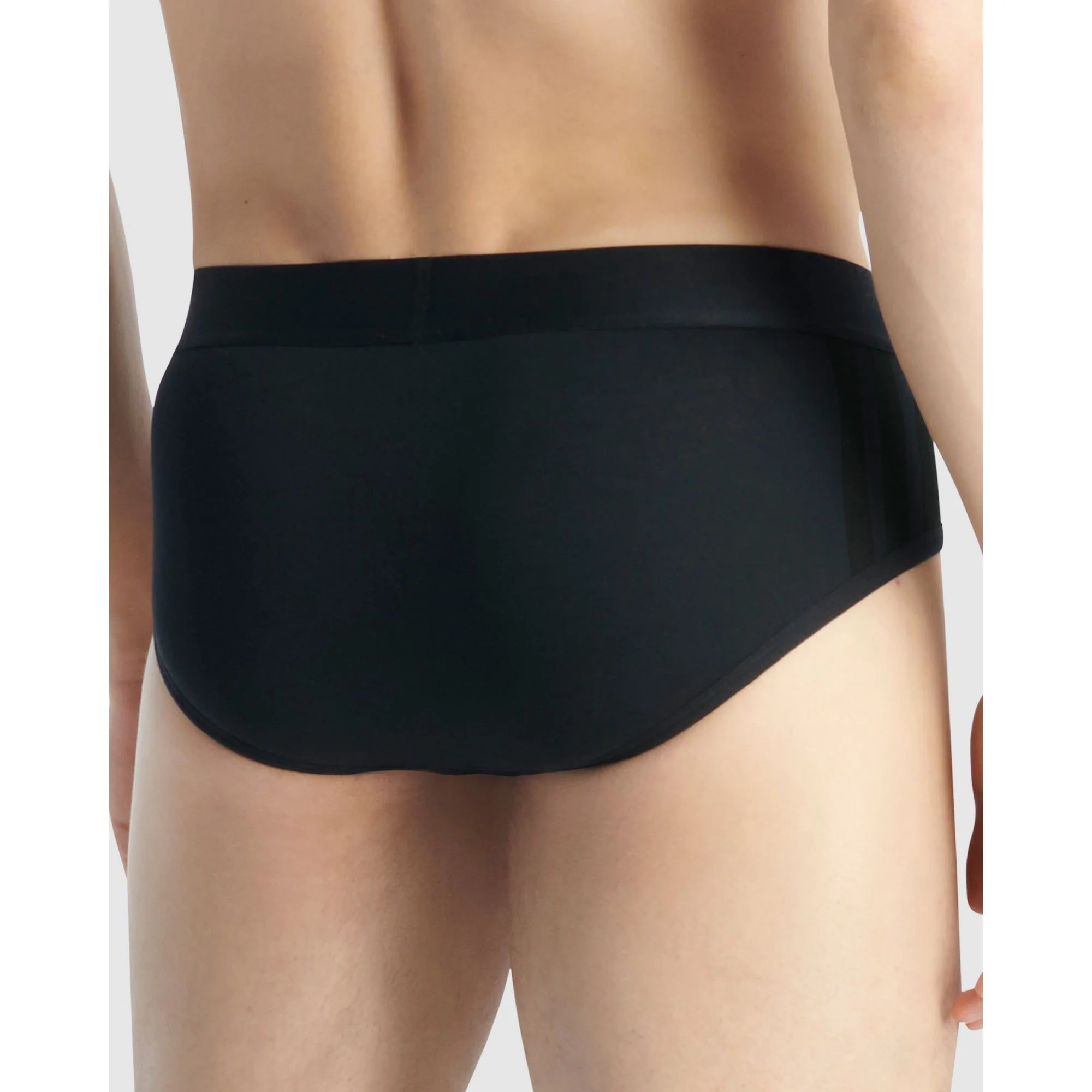 2 Pack Active Flex Cotton 3 Stripes Low Rise Brief Underwear - Image 4