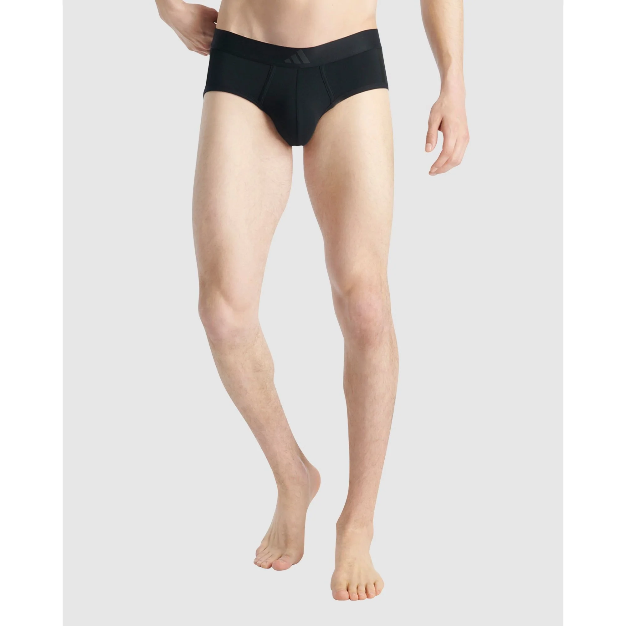 2 Pack Active Flex Cotton 3 Stripes Low Rise Brief Underwear - Image 6