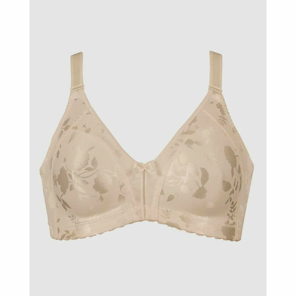 Satin Wide Strap Wireless Minimiser Bra - Image 5