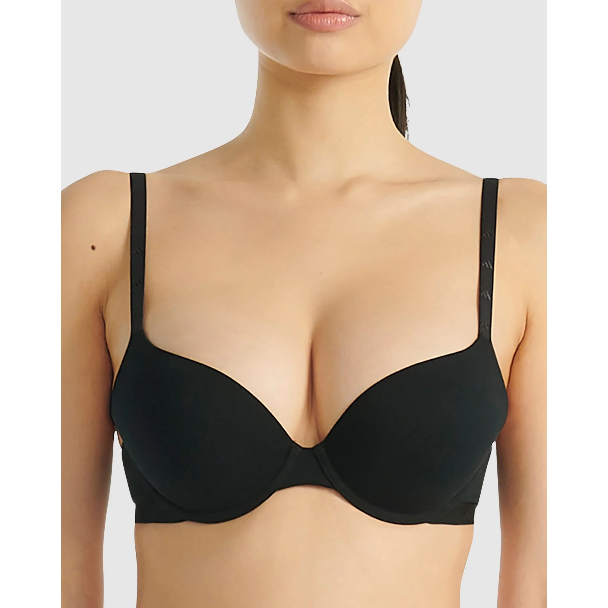 Active Essentials Wired Cotton T-Shirt Push Up Bra