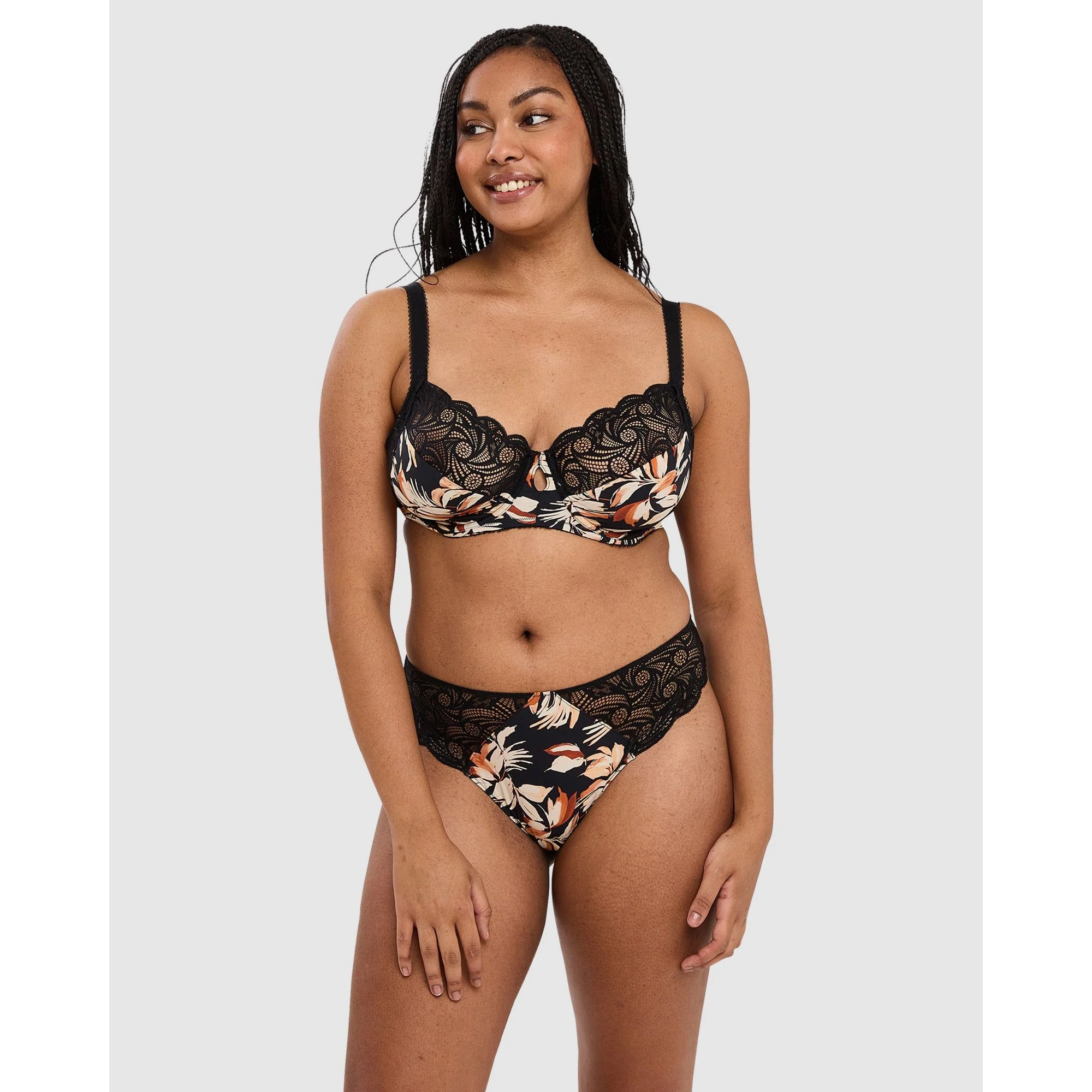 Ariane Fantaisy Underwire Full Cup Bra with Lace - Image 4