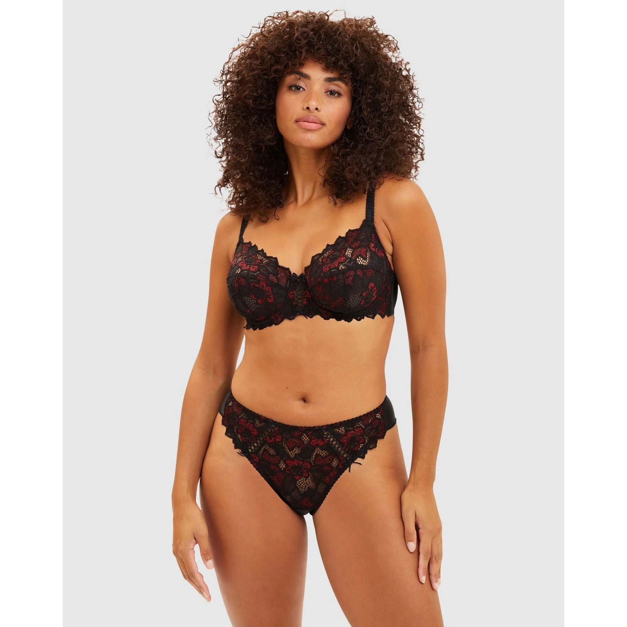 Arum Glitter Wired Lace Bra - Image 4