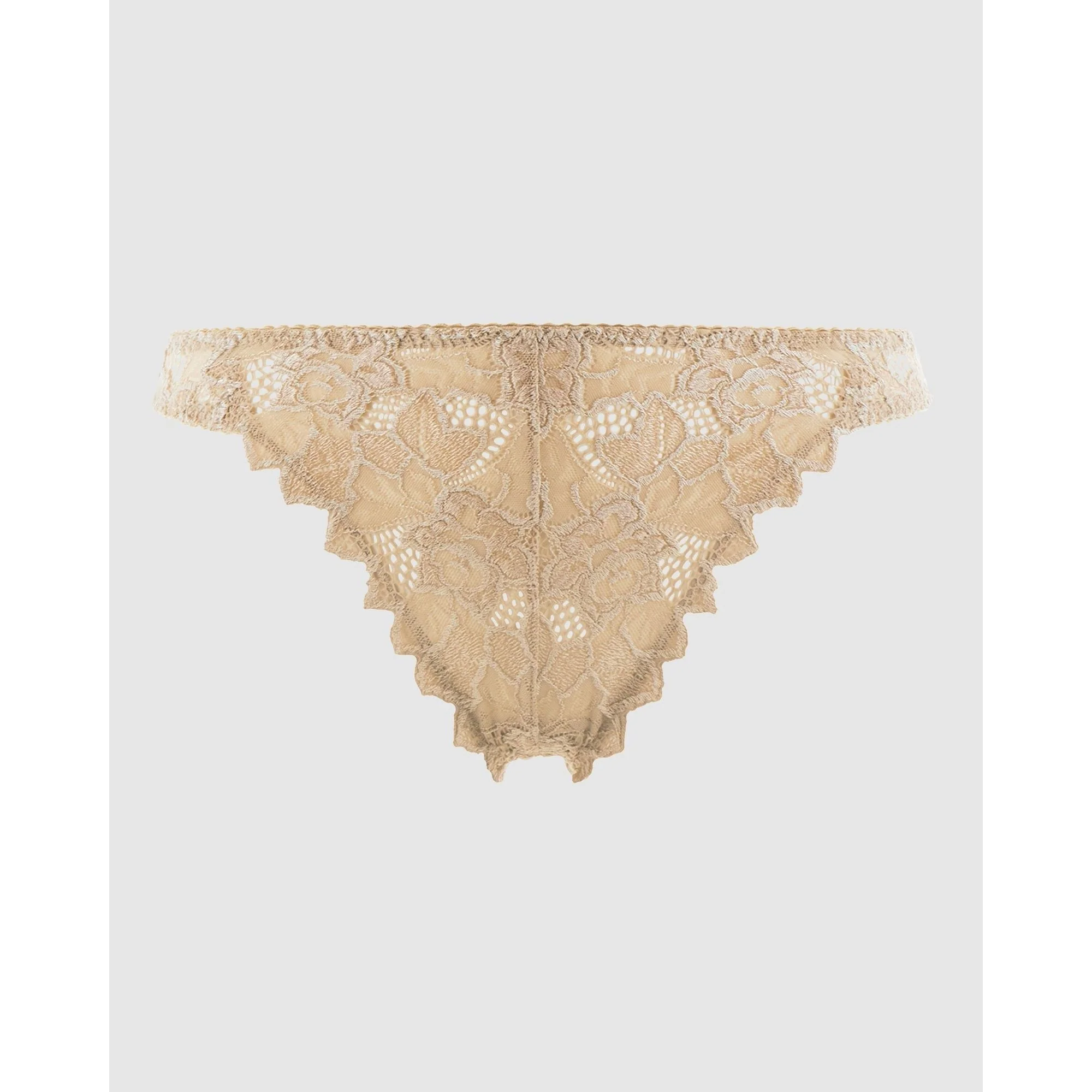 Arum Low Rise Scalloped Lace Thong-Skin - Image 5