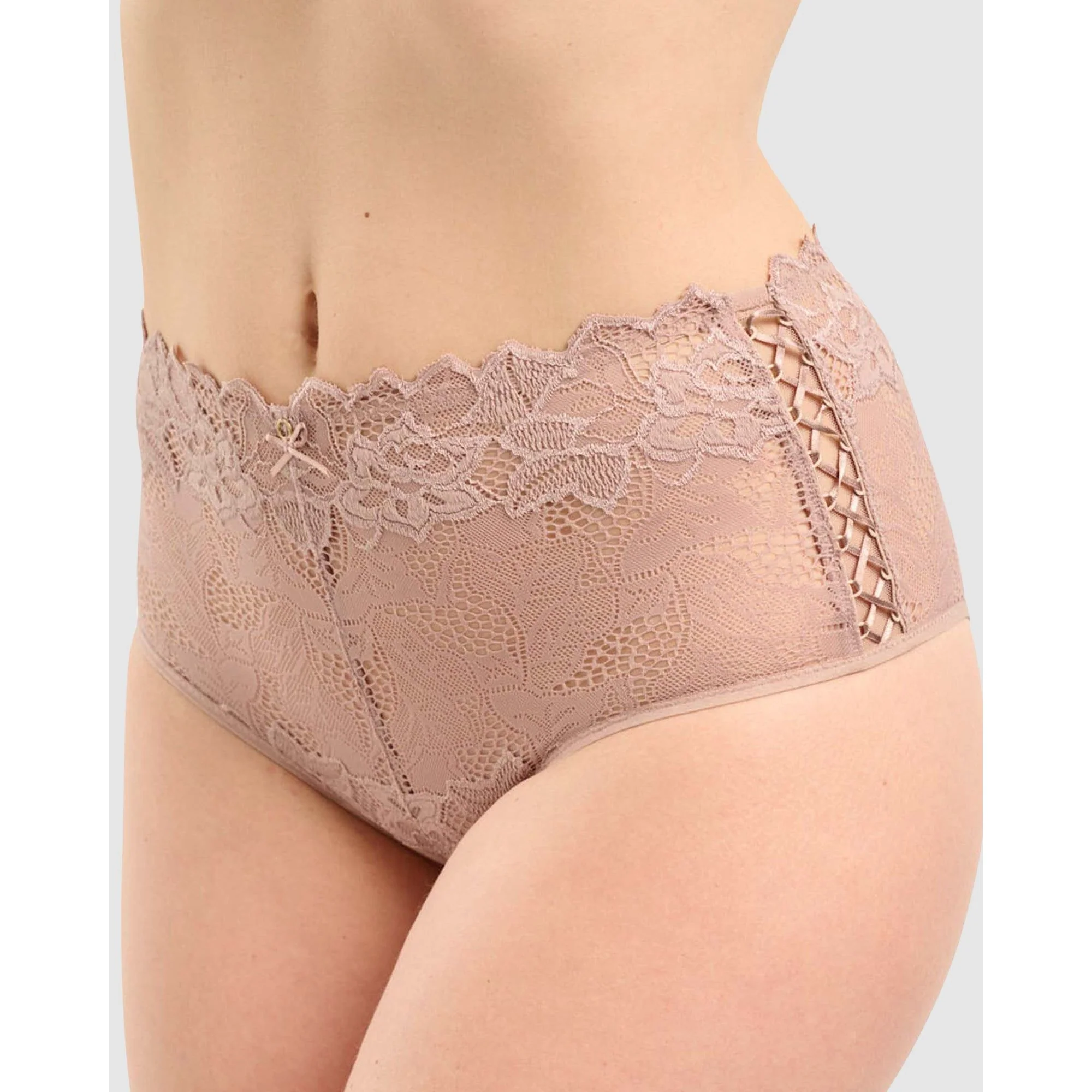 Arum Prima Mid Rise Sheer Stretch Lace Brief - Image 7