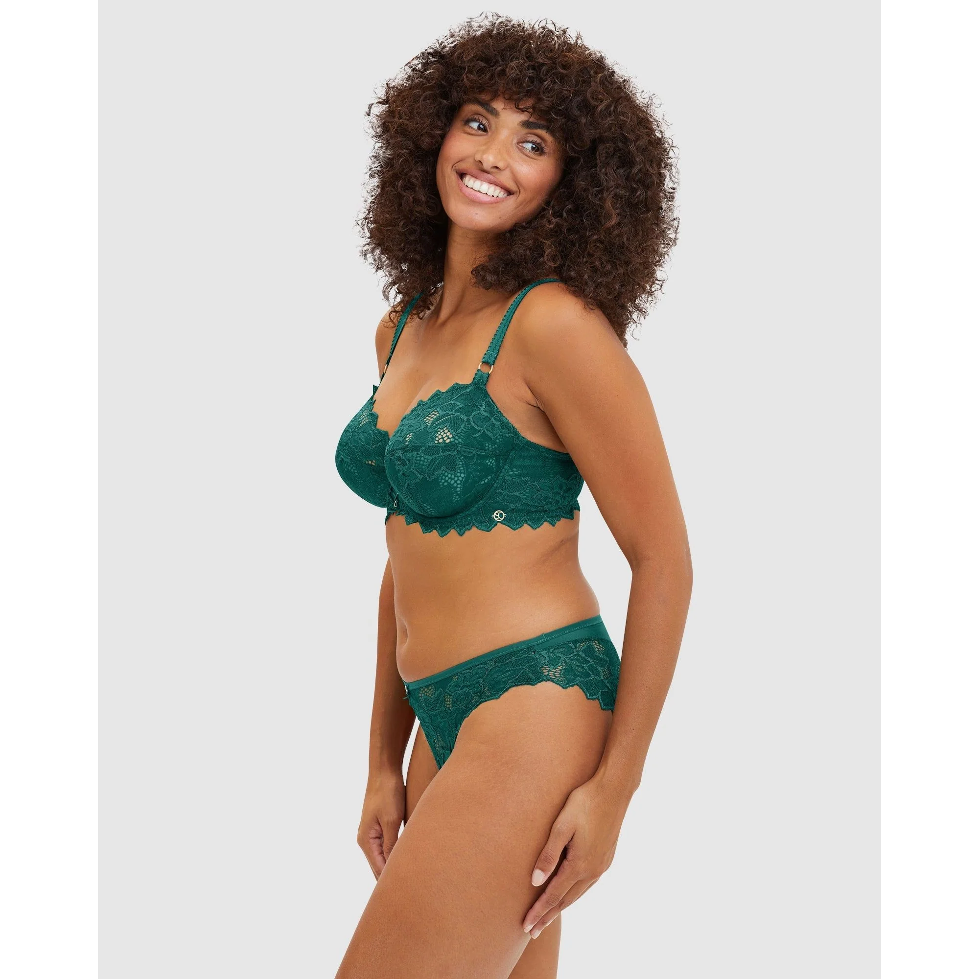 Arum Prima Underwire Unlined Scalloped Lace Bra - Image 3