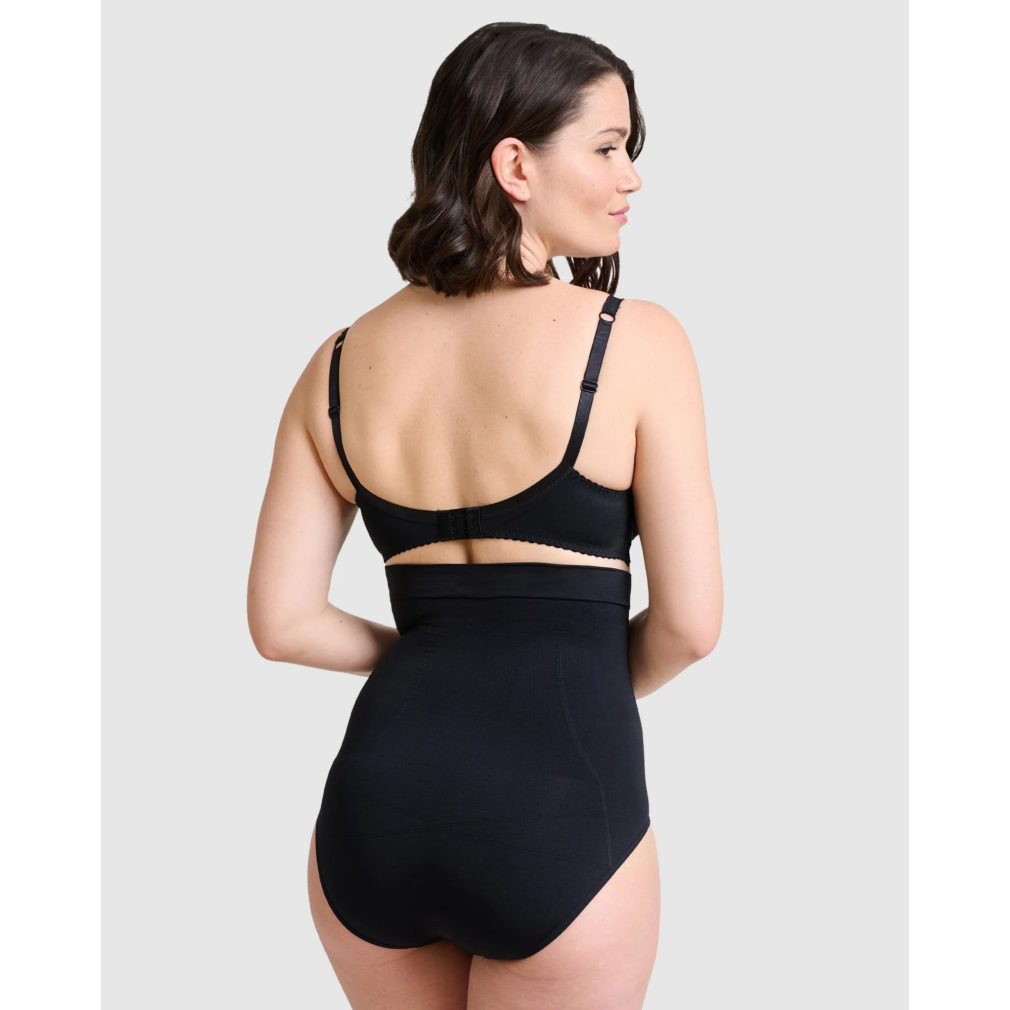 Arum Underwired Balconette Lace Bra-Black - Image 2