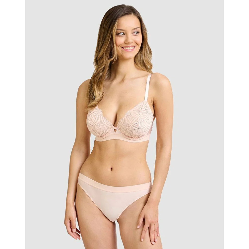 Aurore High Cut Hipster Tanga Brief with Lace - Image 3