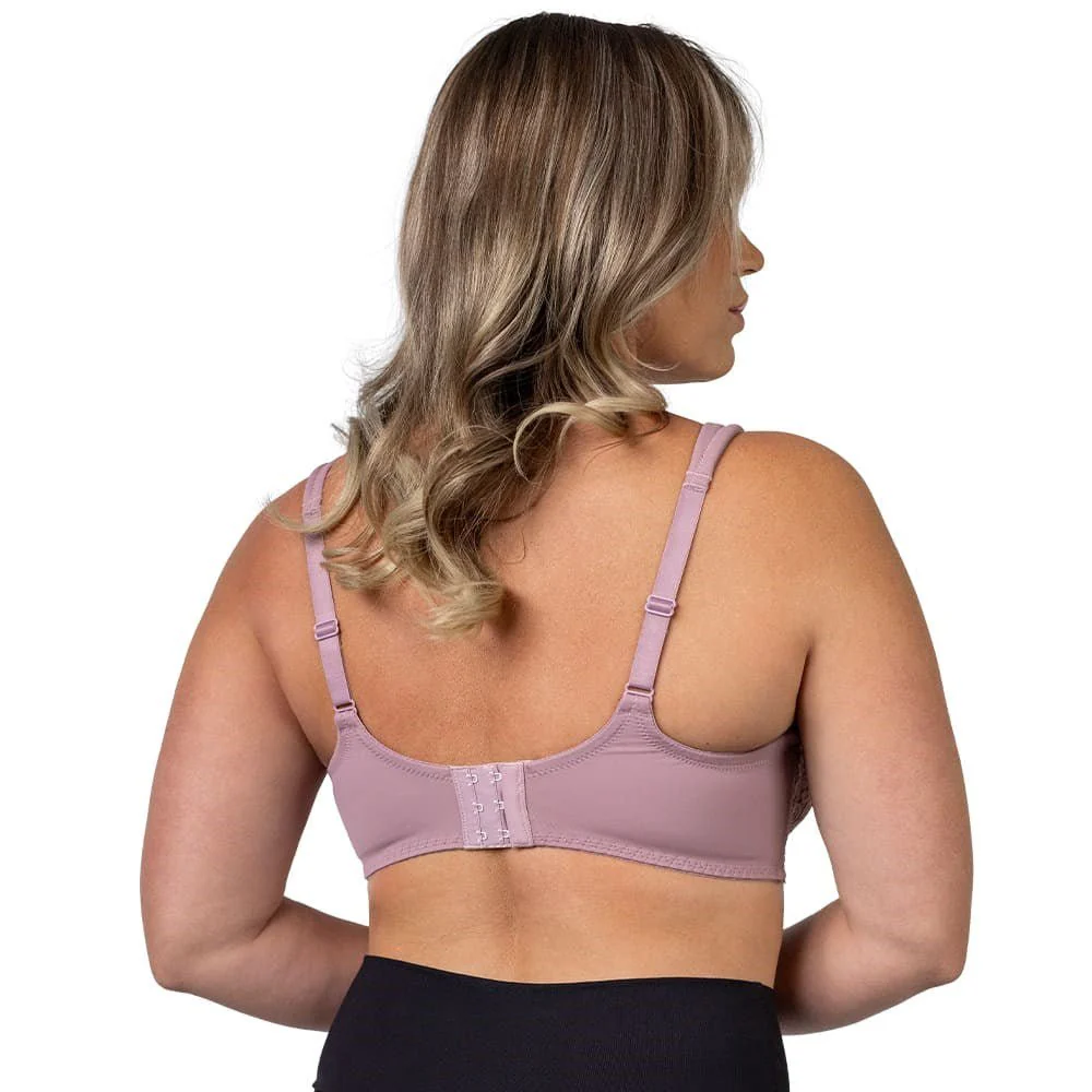 Ava Underwire Scalloped Lace Bra with Wide Straps - Image 2