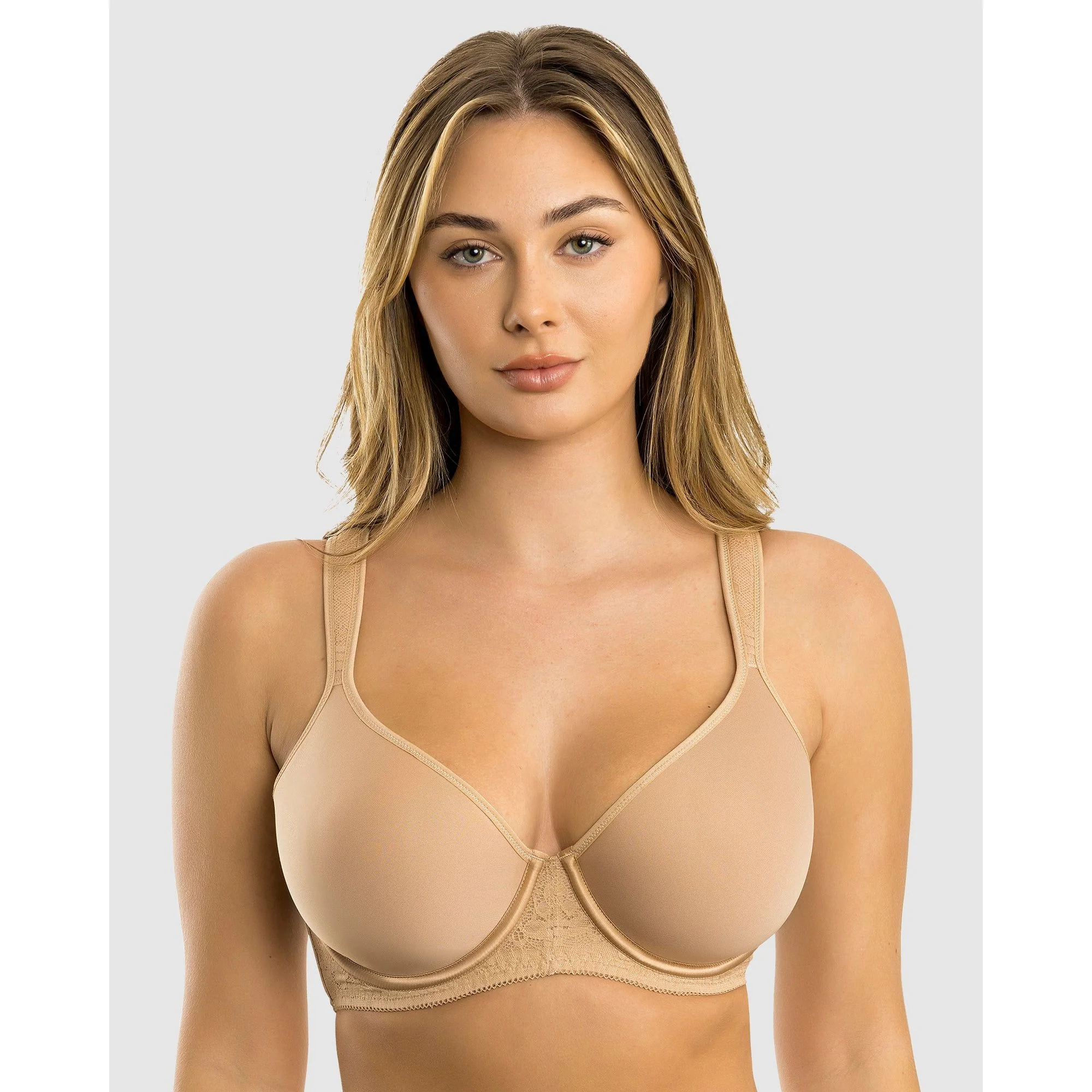 Bliss Convertible-to-Racerback Seamless Spacer T-Shirt Bra