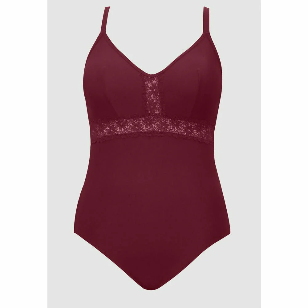 Brigitte Low Back One Piece Swimsuit with Lace - Image 5