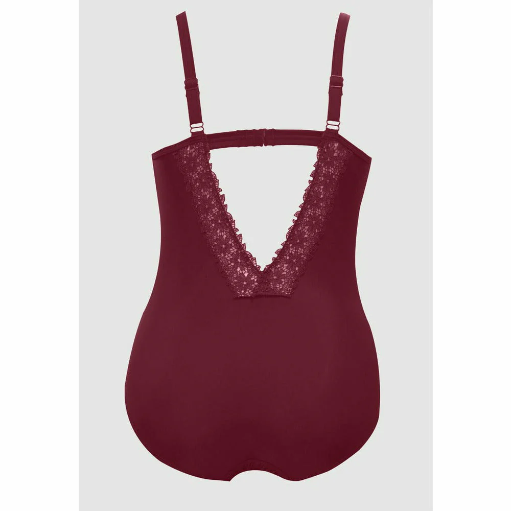 Brigitte Low Back One Piece Swimsuit with Lace - Image 6