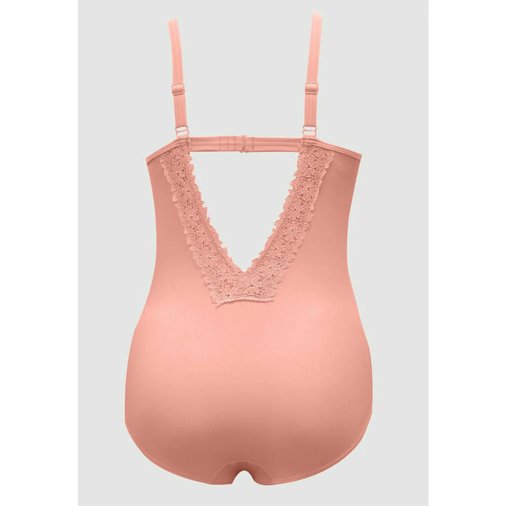 Brigitte Low Back One Piece Swimsuit with Lace - Image 6