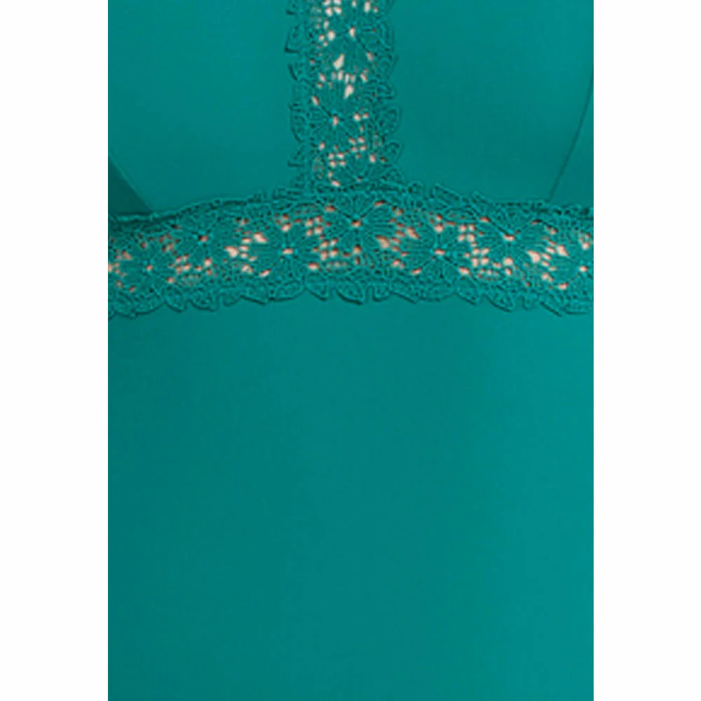 Brigitte Low Back One Piece Swimsuit with Lace - Image 6