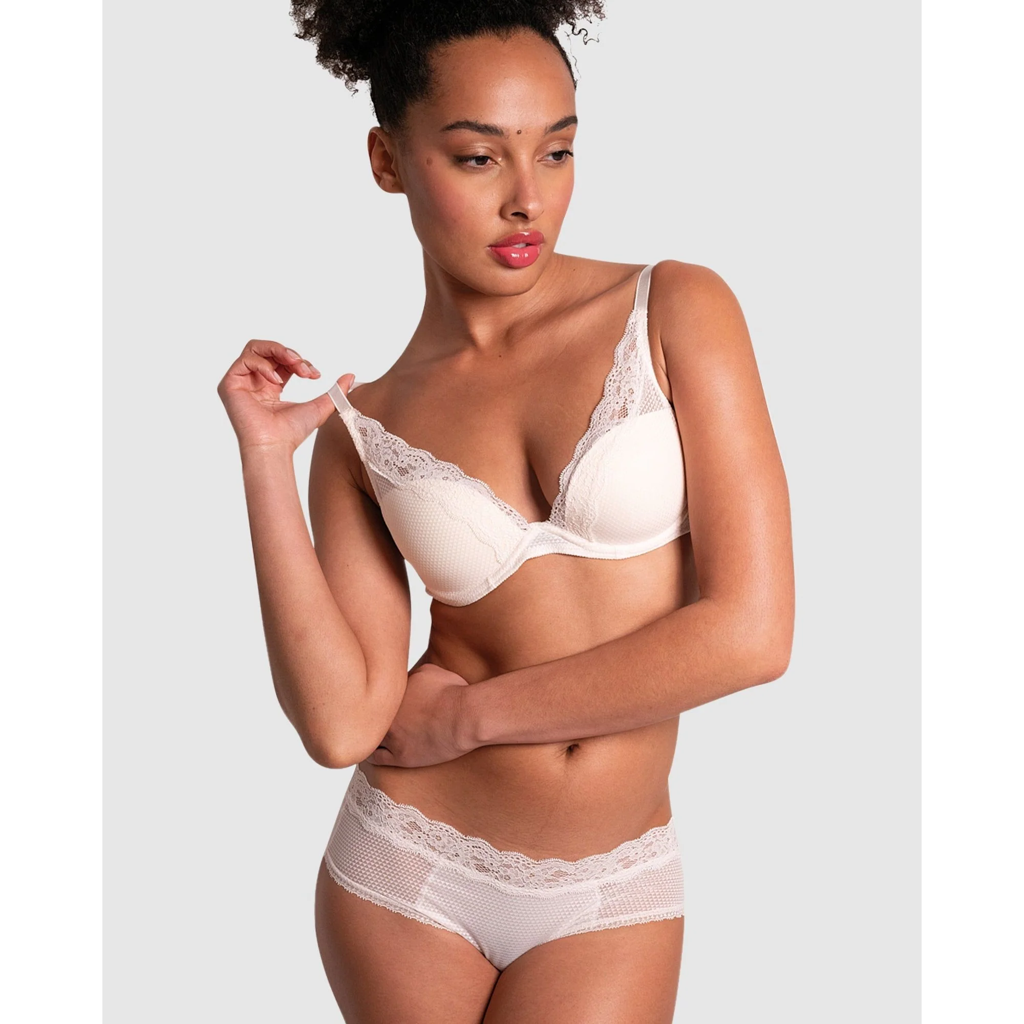Brooklyn Shorty Hipster Brief with Lace - Image 3