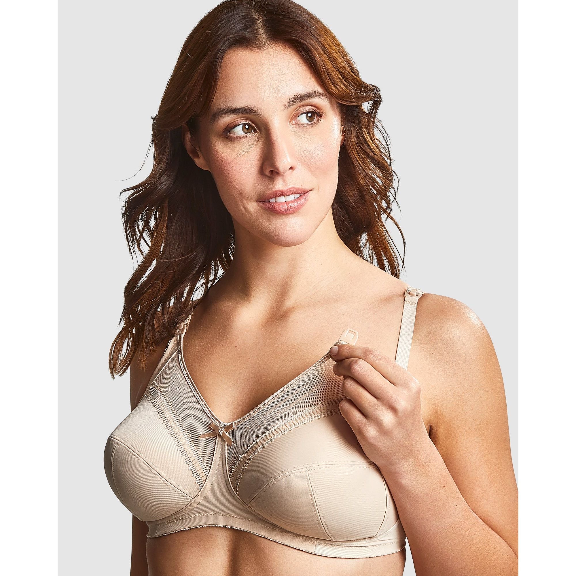 Charlotte Supportive Cotton-Lined Full Bust Nursing Bra - Image 3