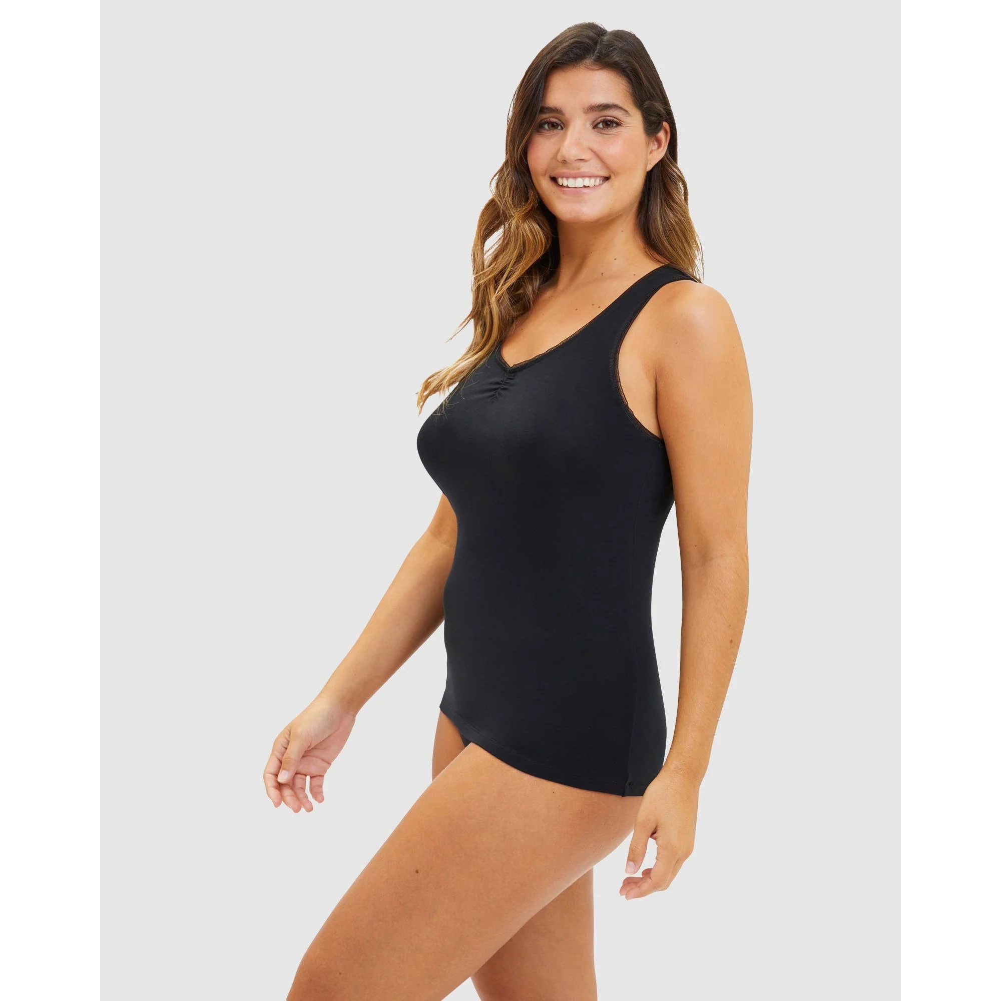 Chill Viscose Blend Thermal Tank Top - Image 3