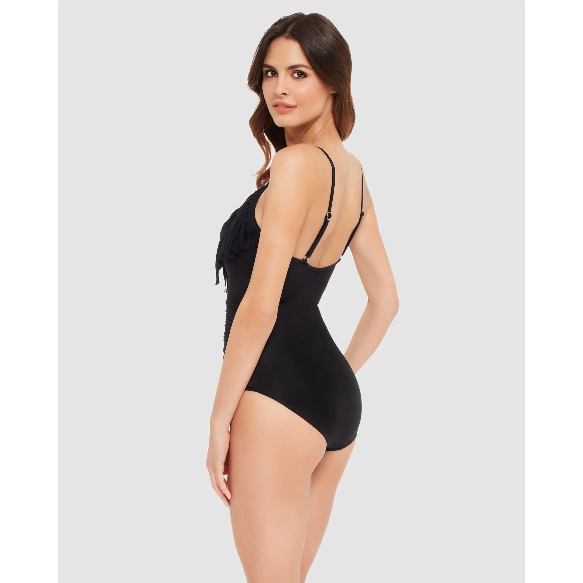 Blaire Fringed Tummy Control Shaping Swimsuit - Image 3