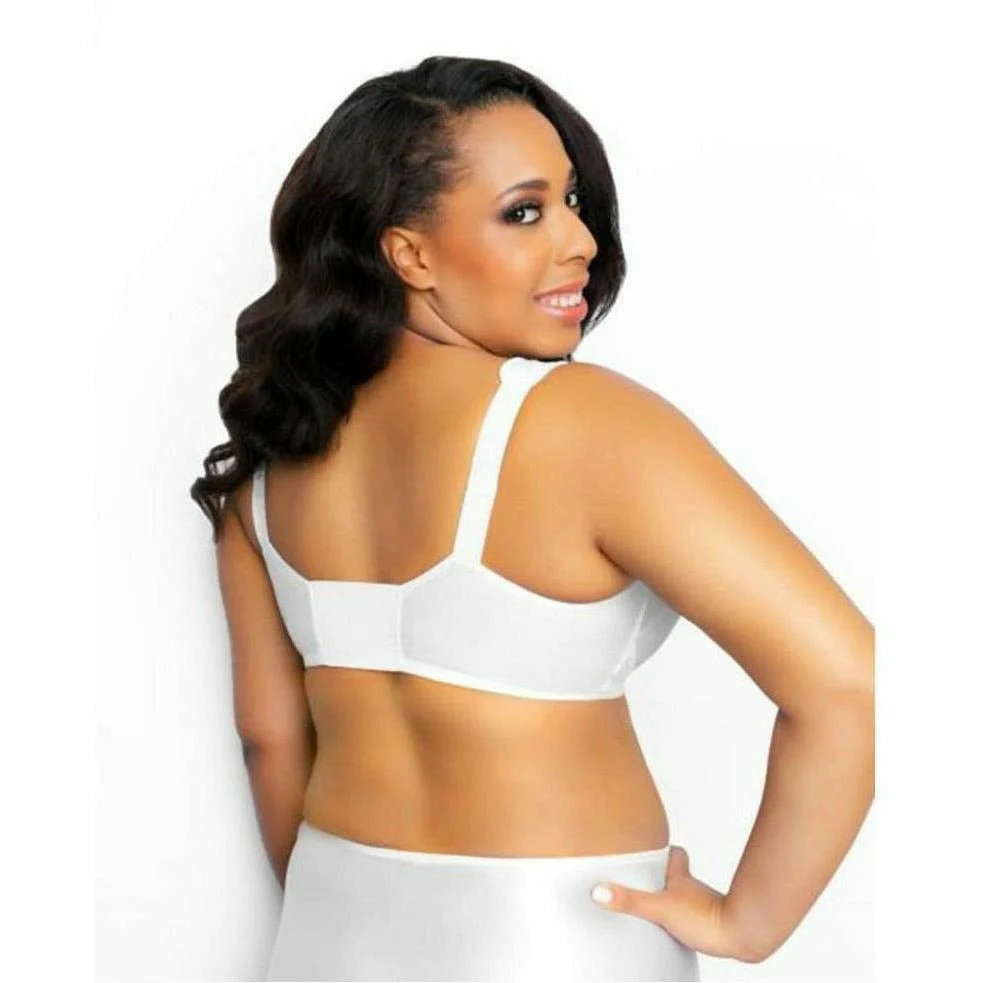 Front Close Cotton Classic Support Plus Size Bra - Image 4