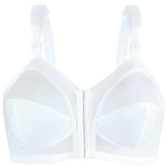 Front Close Cotton Classic Support Plus Size Bra - Image 9