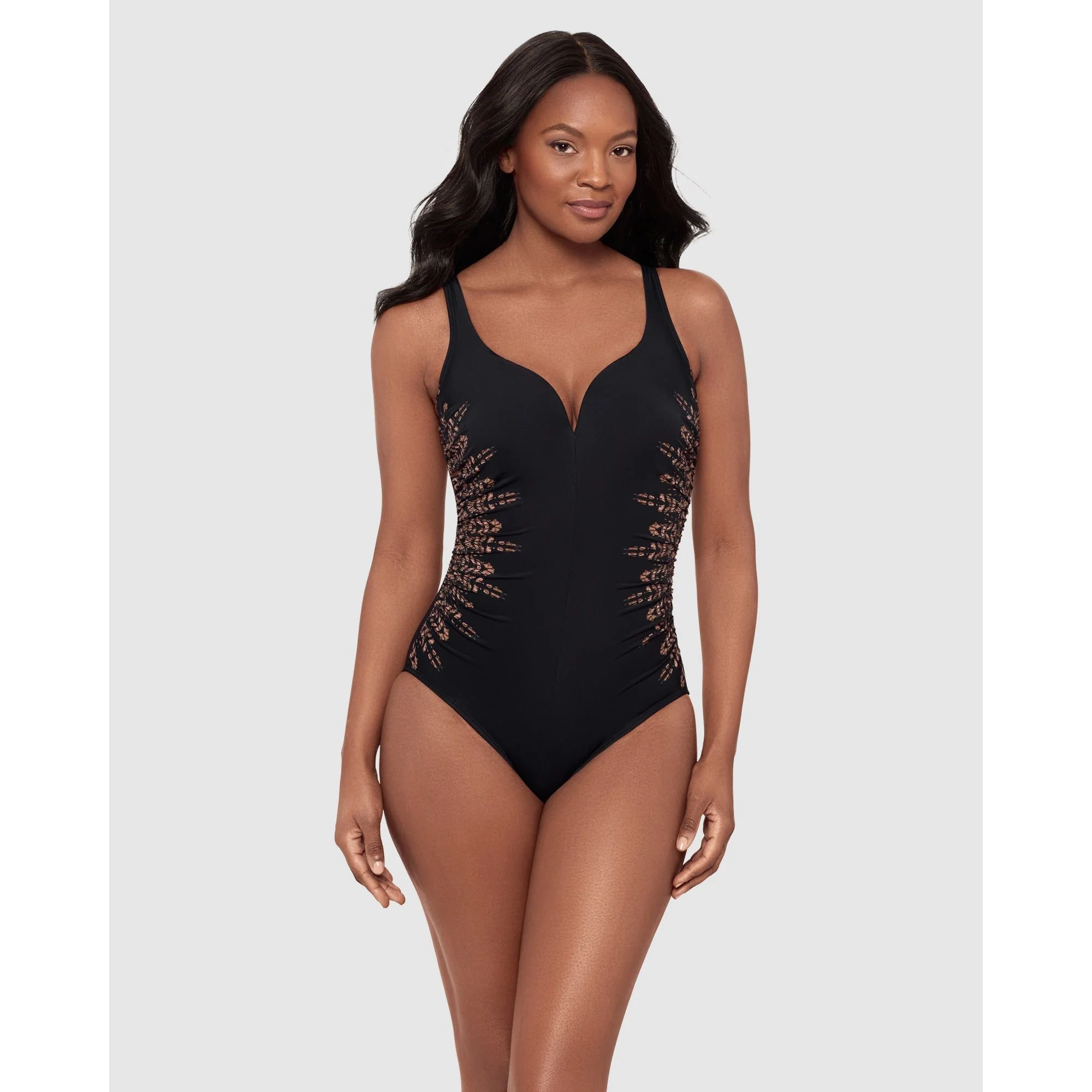 Costa D'Oro Temptress Plunge Neck Shaping Swimsuit - Image 5