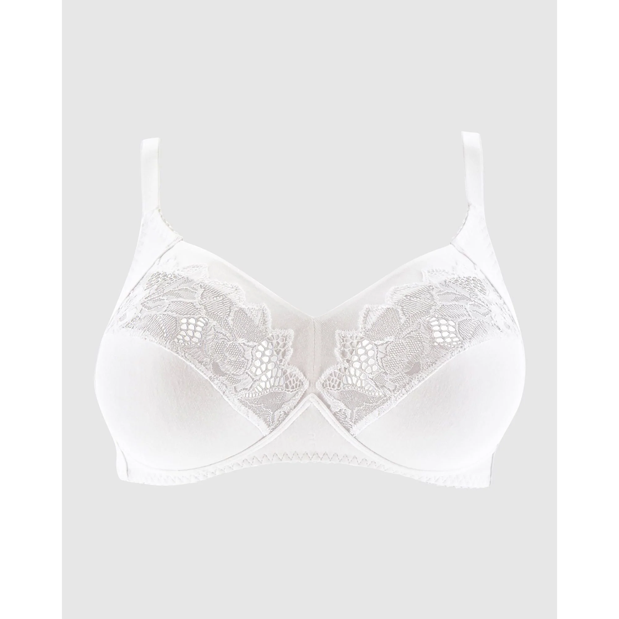 Coton d'Arum Wirefree Organic Cotton Bra-White - Image 5