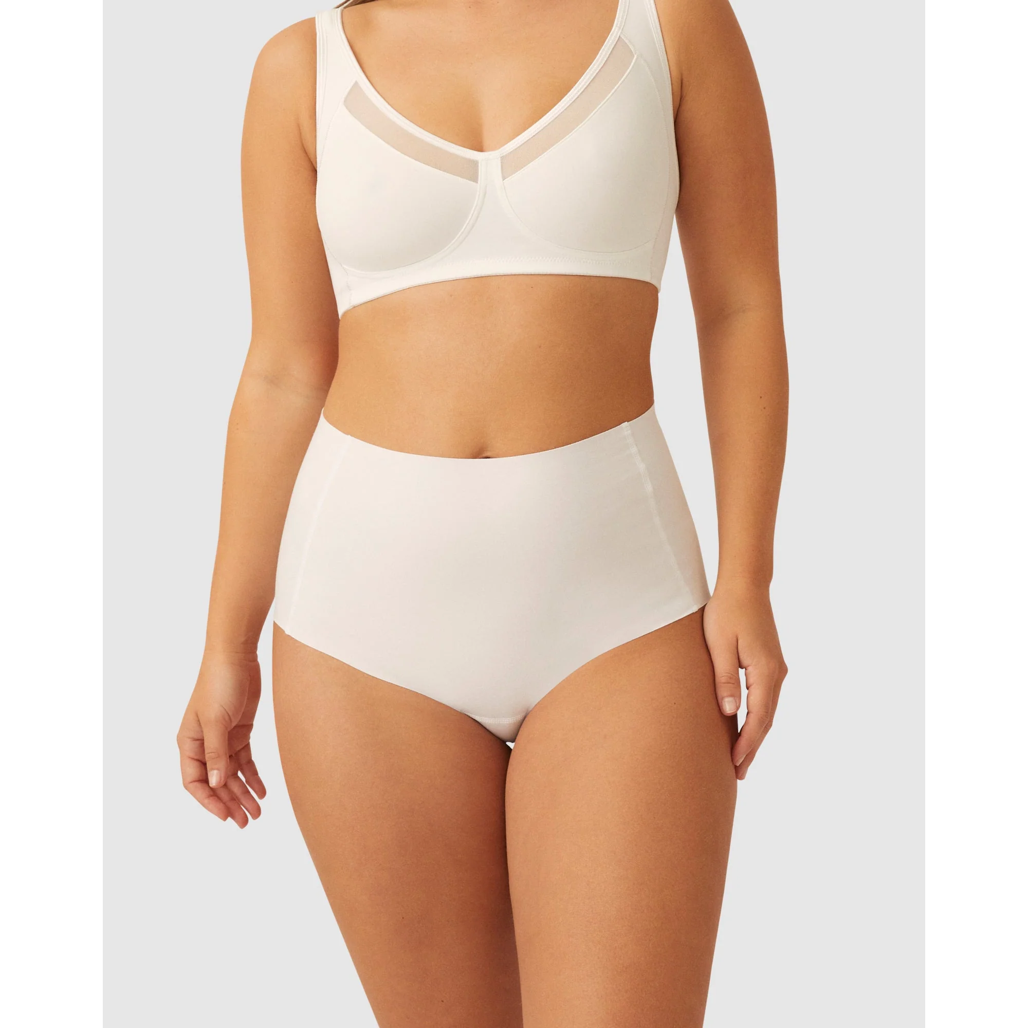 Cotton & Modal Seamless High Waist Brief - Image 3