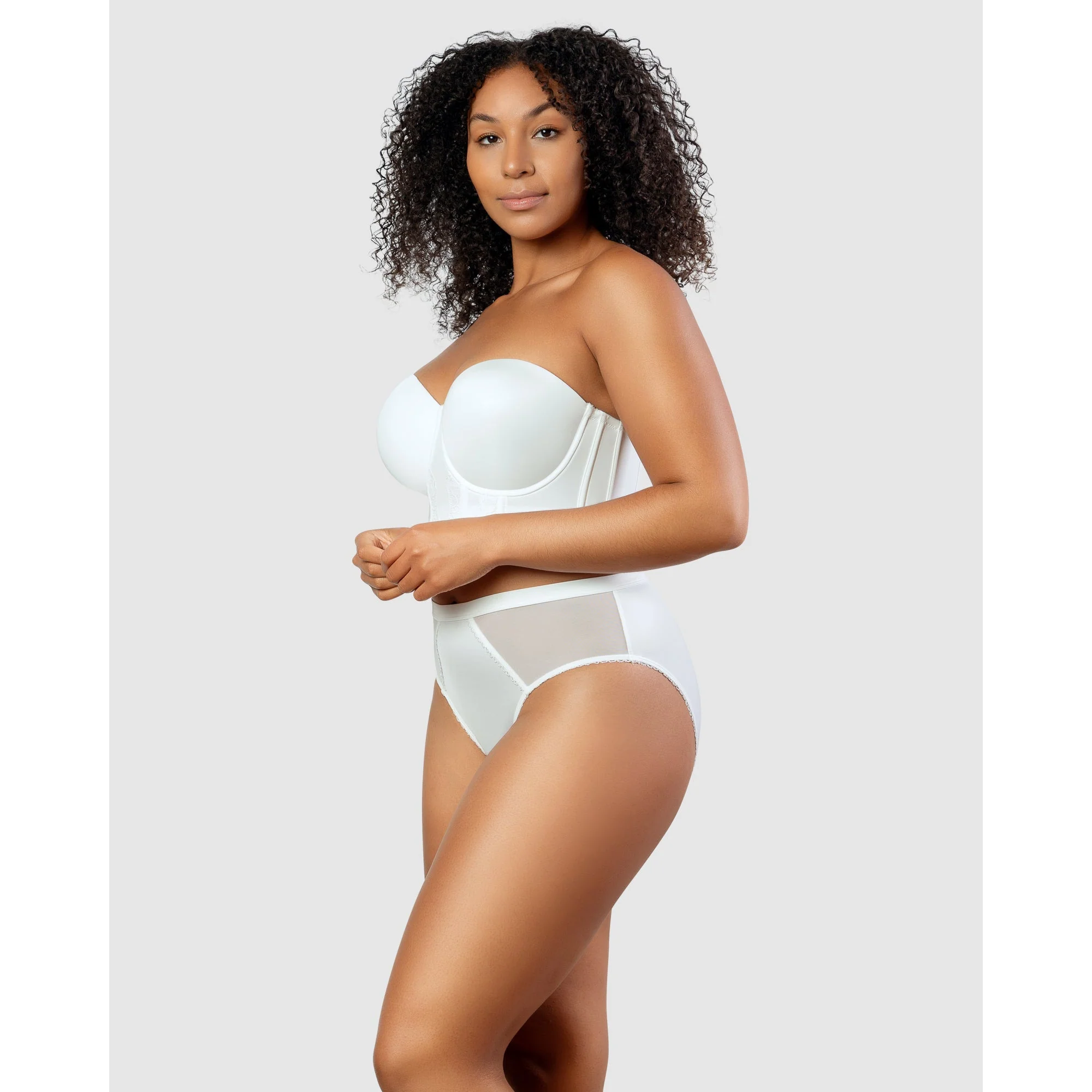 Elissa Seamless Padded Longline Strapless Bra - Image 3
