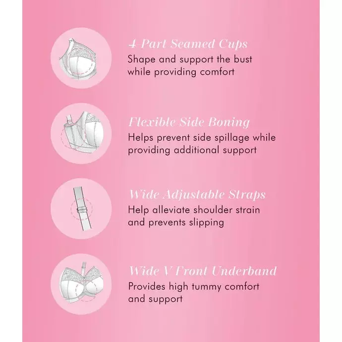 Fully® Soft Cup Supportive Wirefree Bra With Embroidery - Image 5