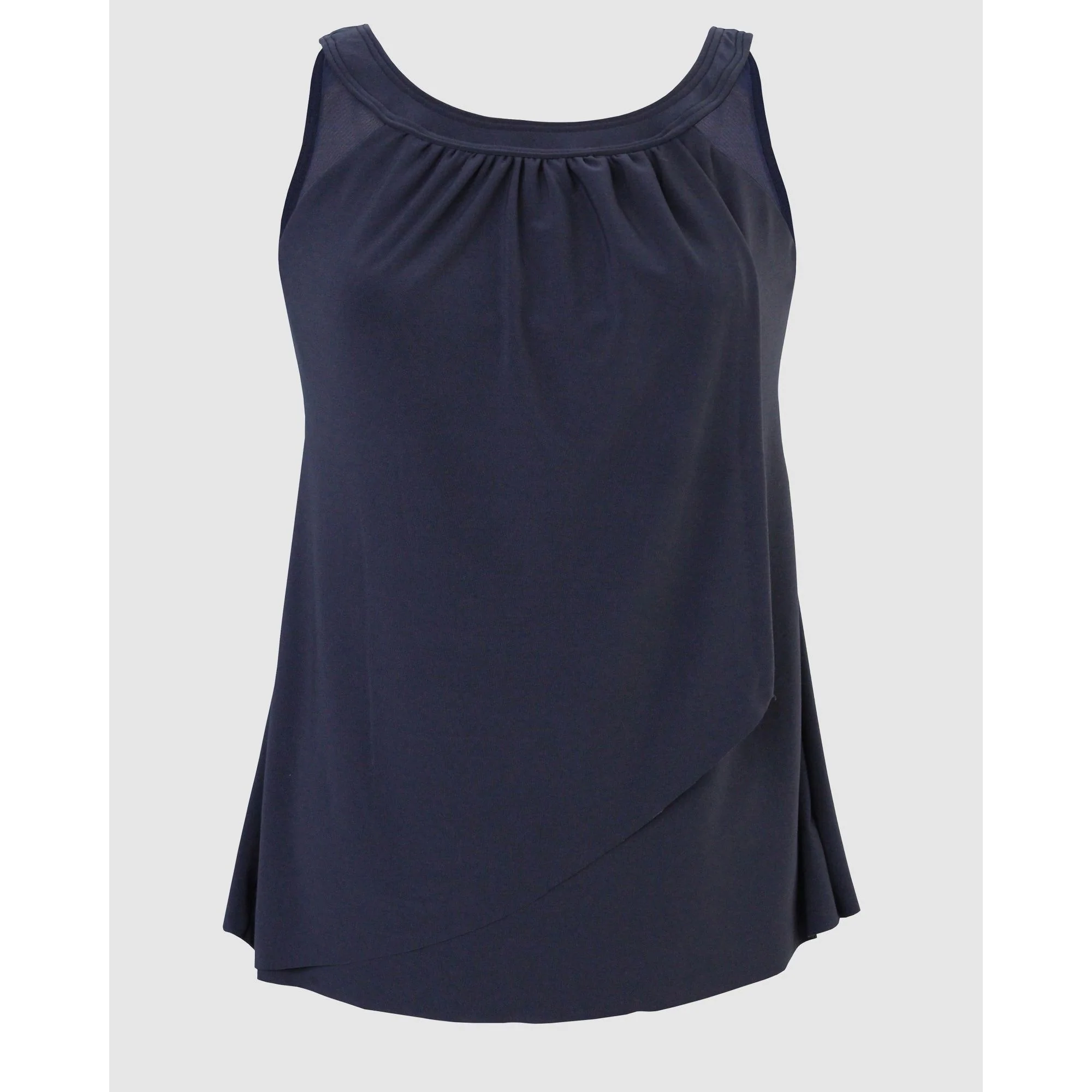 Illusionists Ursula High Neck Underwired Plus Size Tankini Top - Image 11