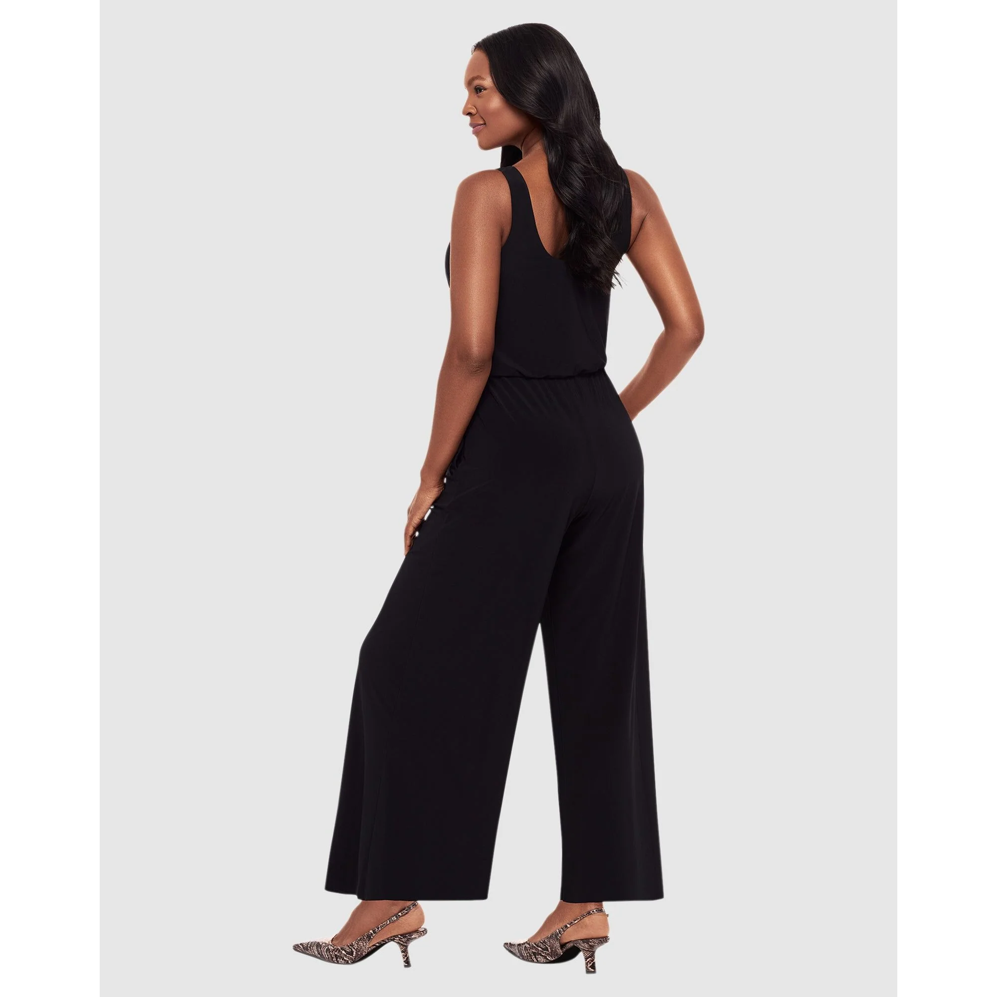 Jesi Hidden Shapewear Wide Leg Jumpsuit - Image 4