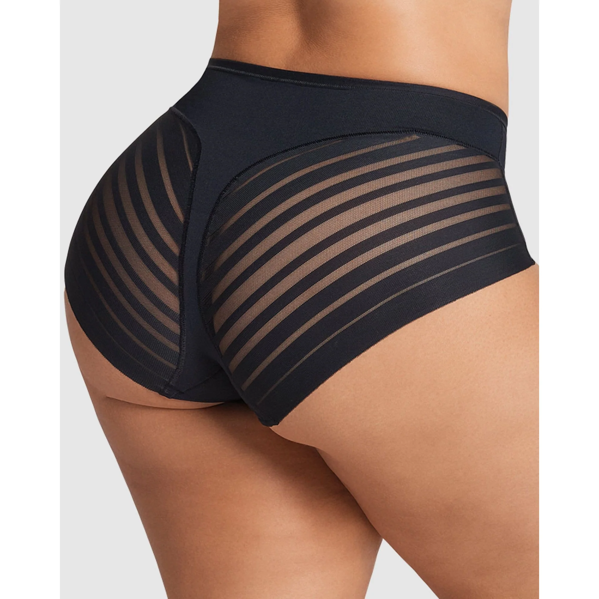 Lace Stripe Undetectable Seamless Shaping Brief - Image 2