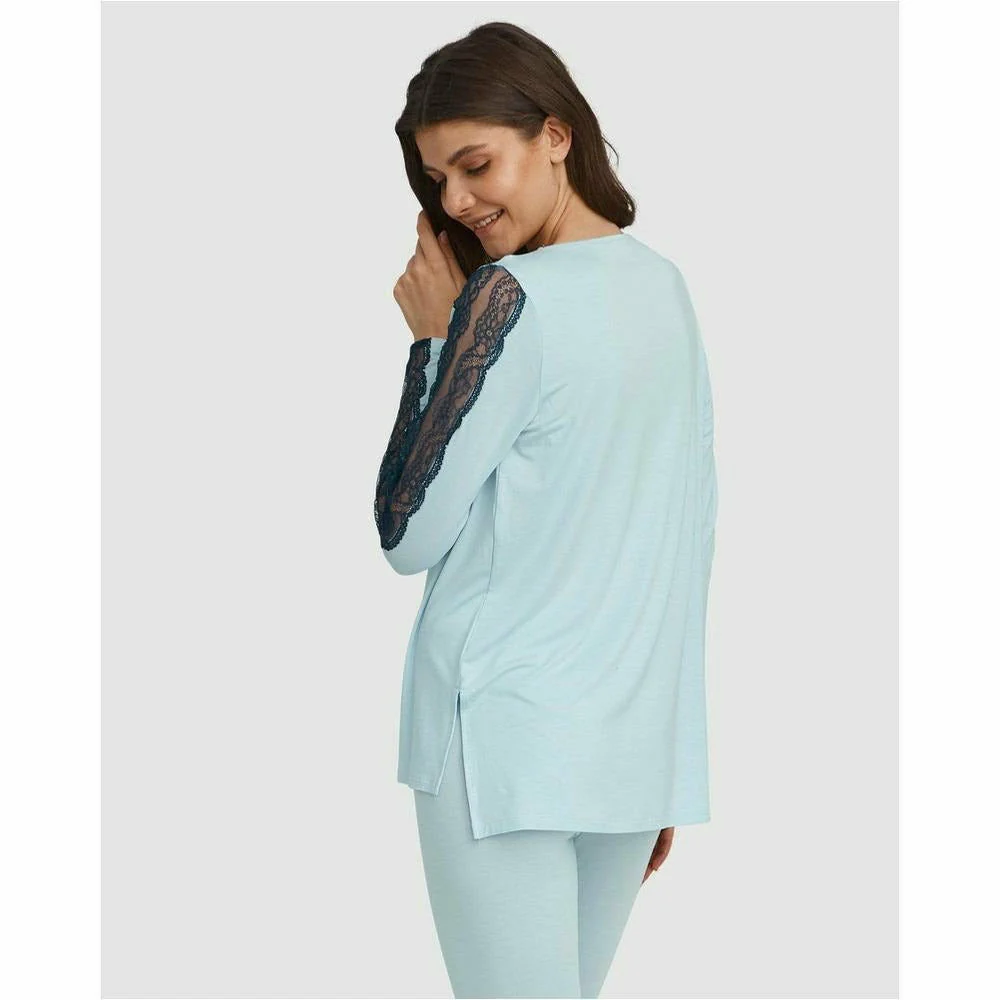 Lace Trim Pyjama Set - Image 4