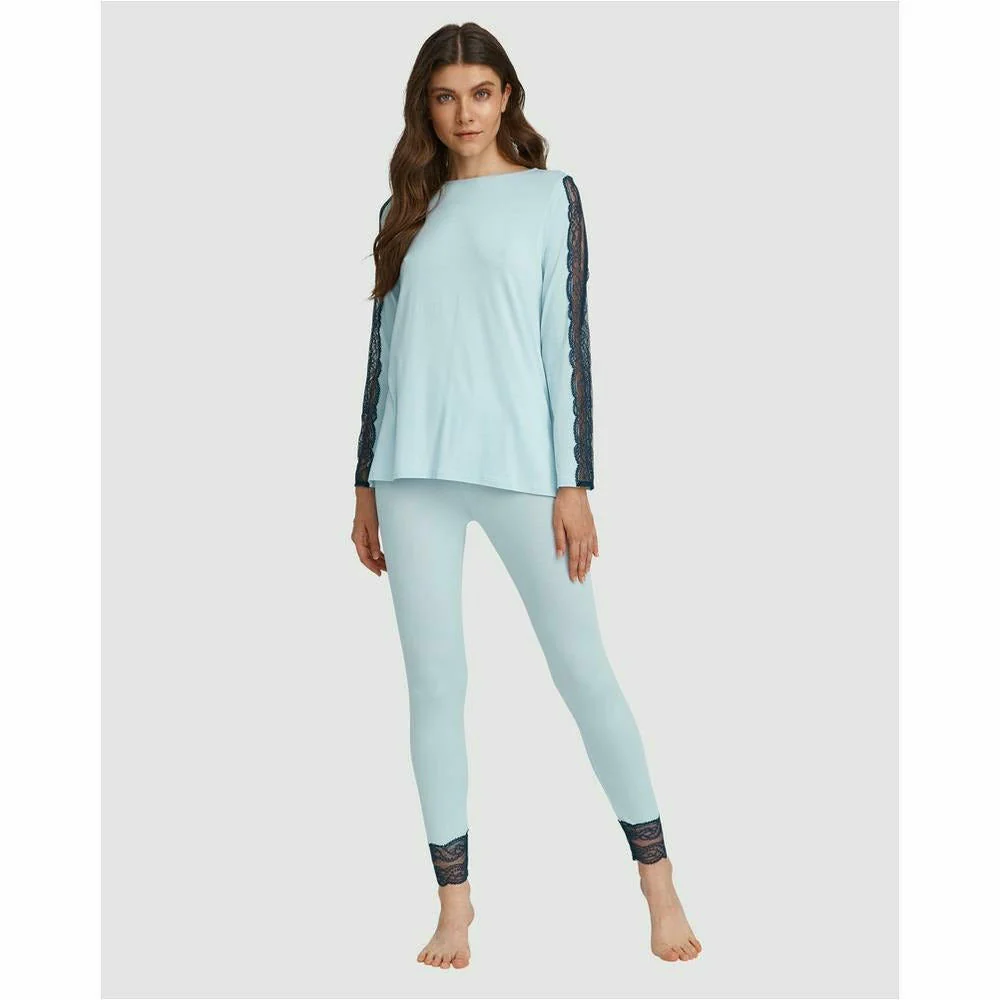 Lace Trim Pyjama Set - Image 5