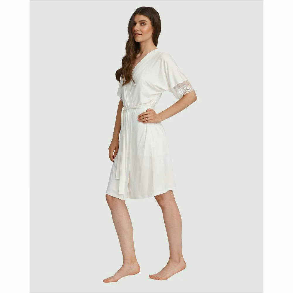 Lace Trim Robe - Image 3