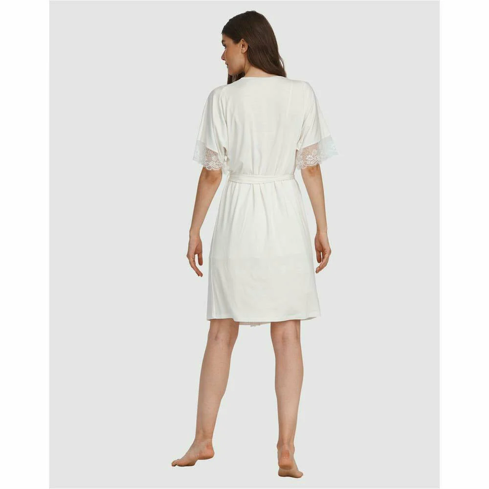 Lace Trim Robe - Image 5