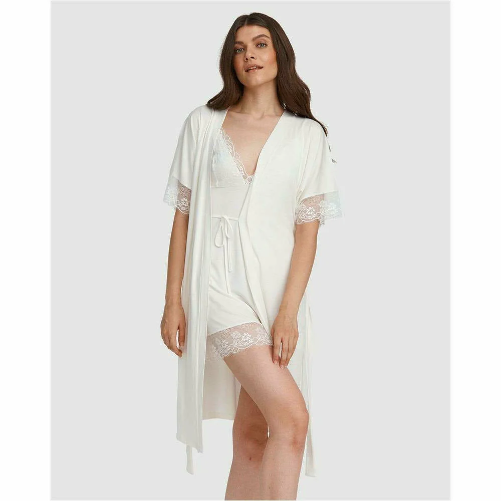 Lace Trim Robe - Image 7
