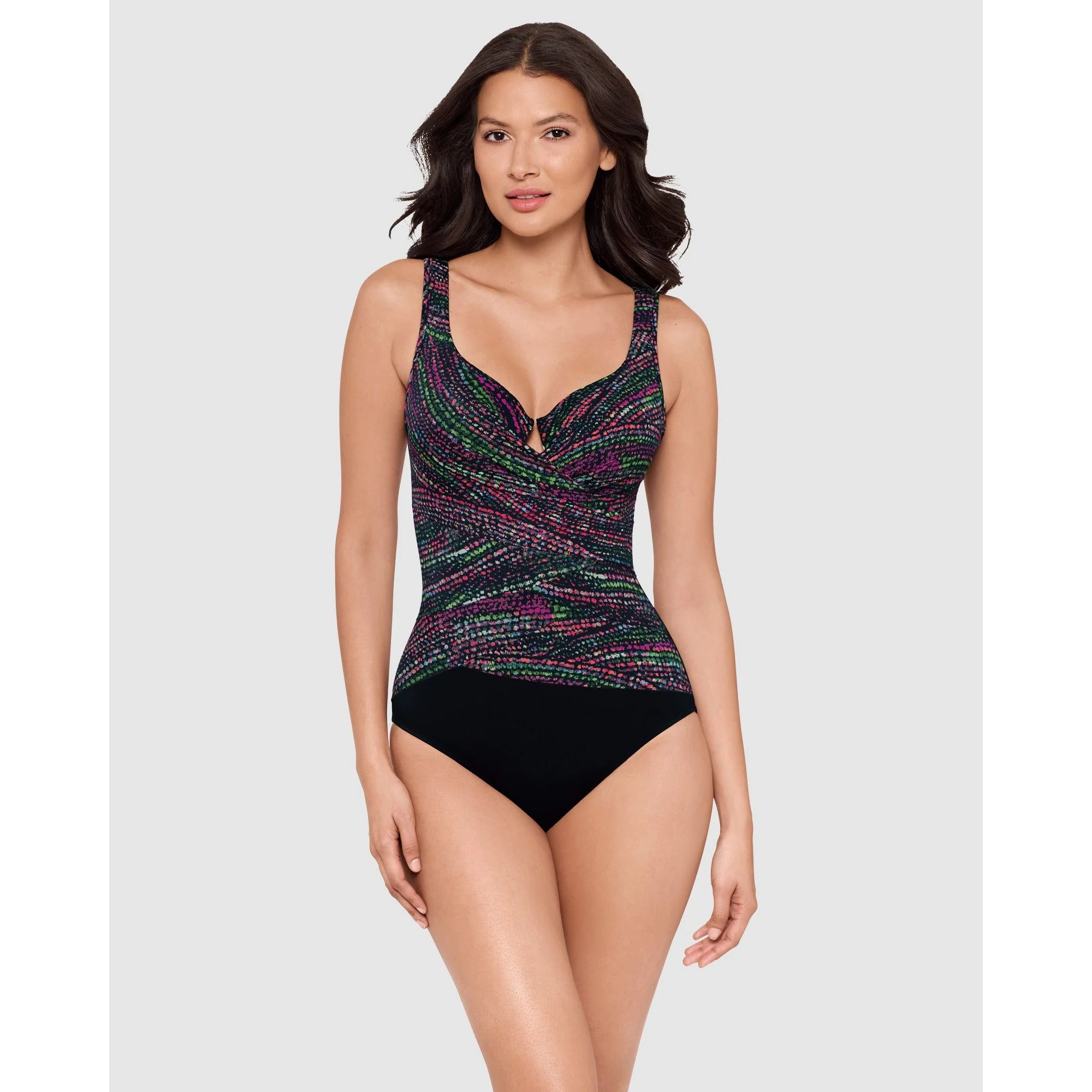 Light Show Layered Escape Underwired One Piece Shaping Swimsuit - Image 5