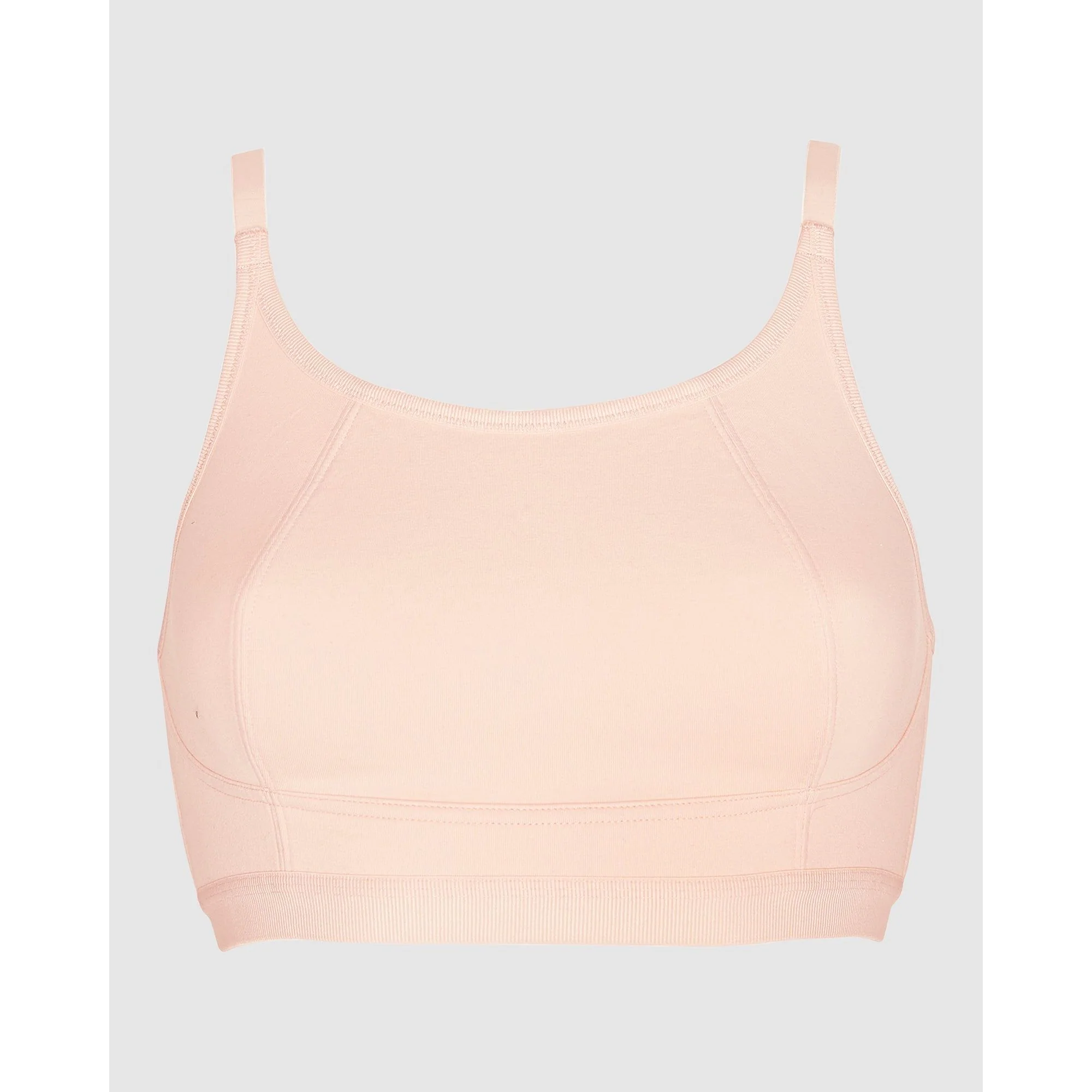 Lola Cotton Crop Top High Neck Teen Bra - Image 5