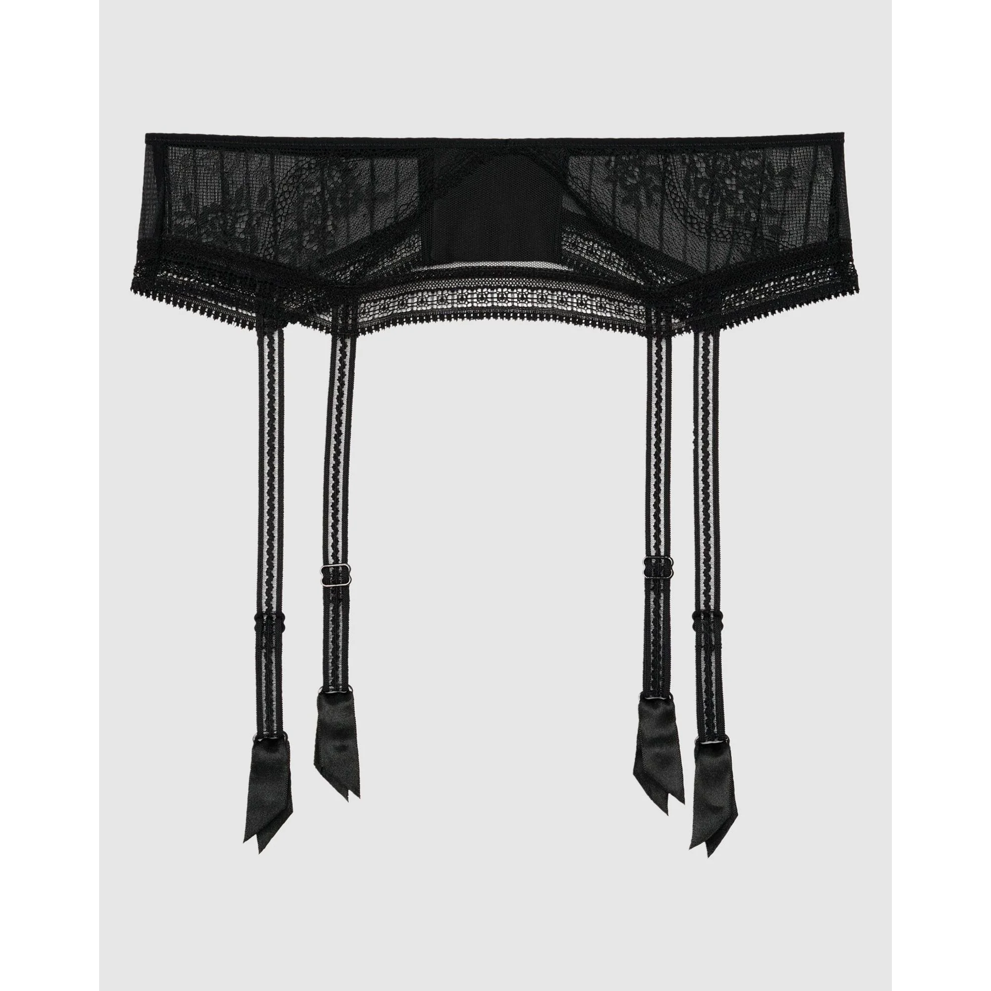 Maddie Sheer Lace Suspender Belt - Image 5