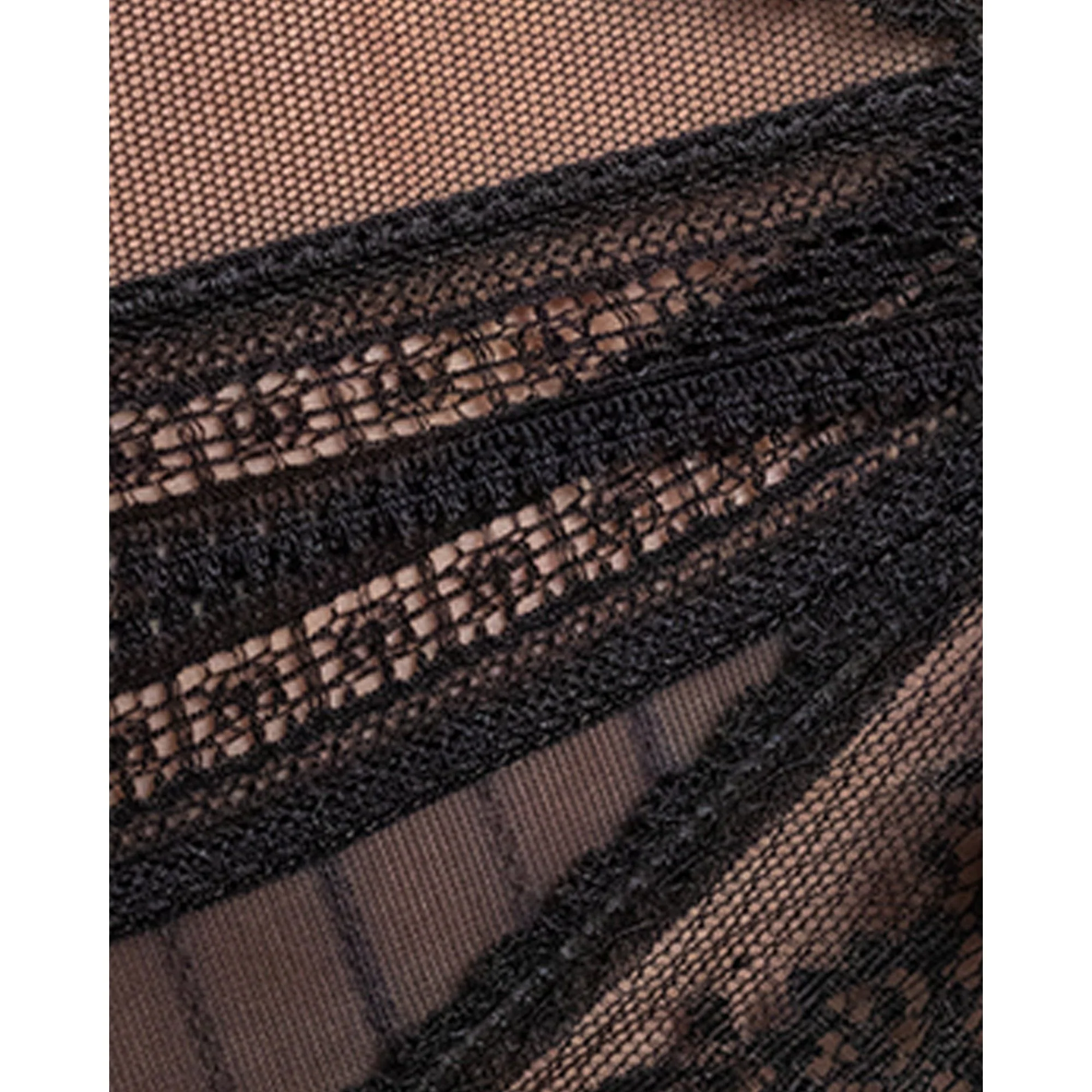 Maddie Sheer Lace Suspender Belt - Image 7