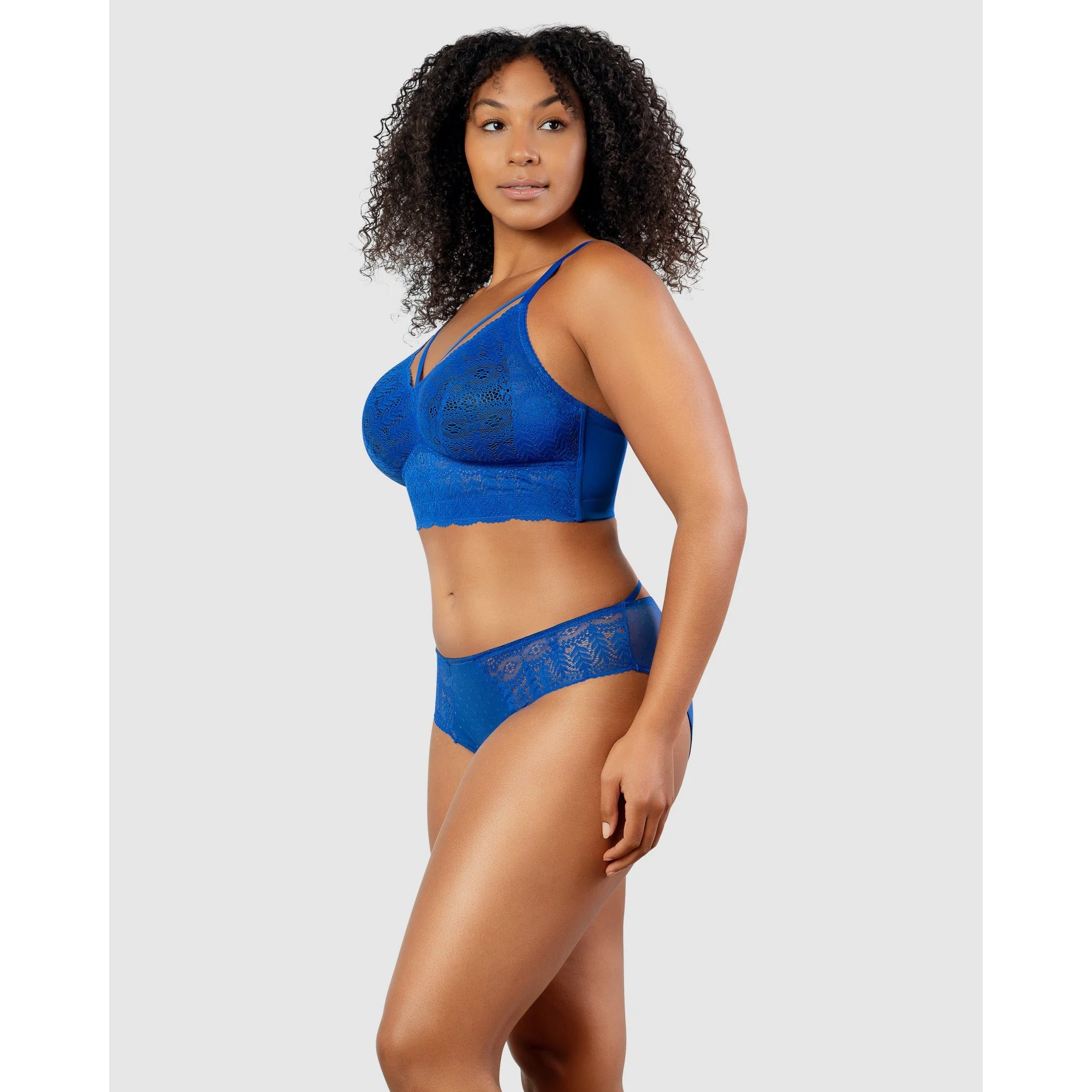 Mia Sheer Mesh & Lace Hipster Brief - Image 7