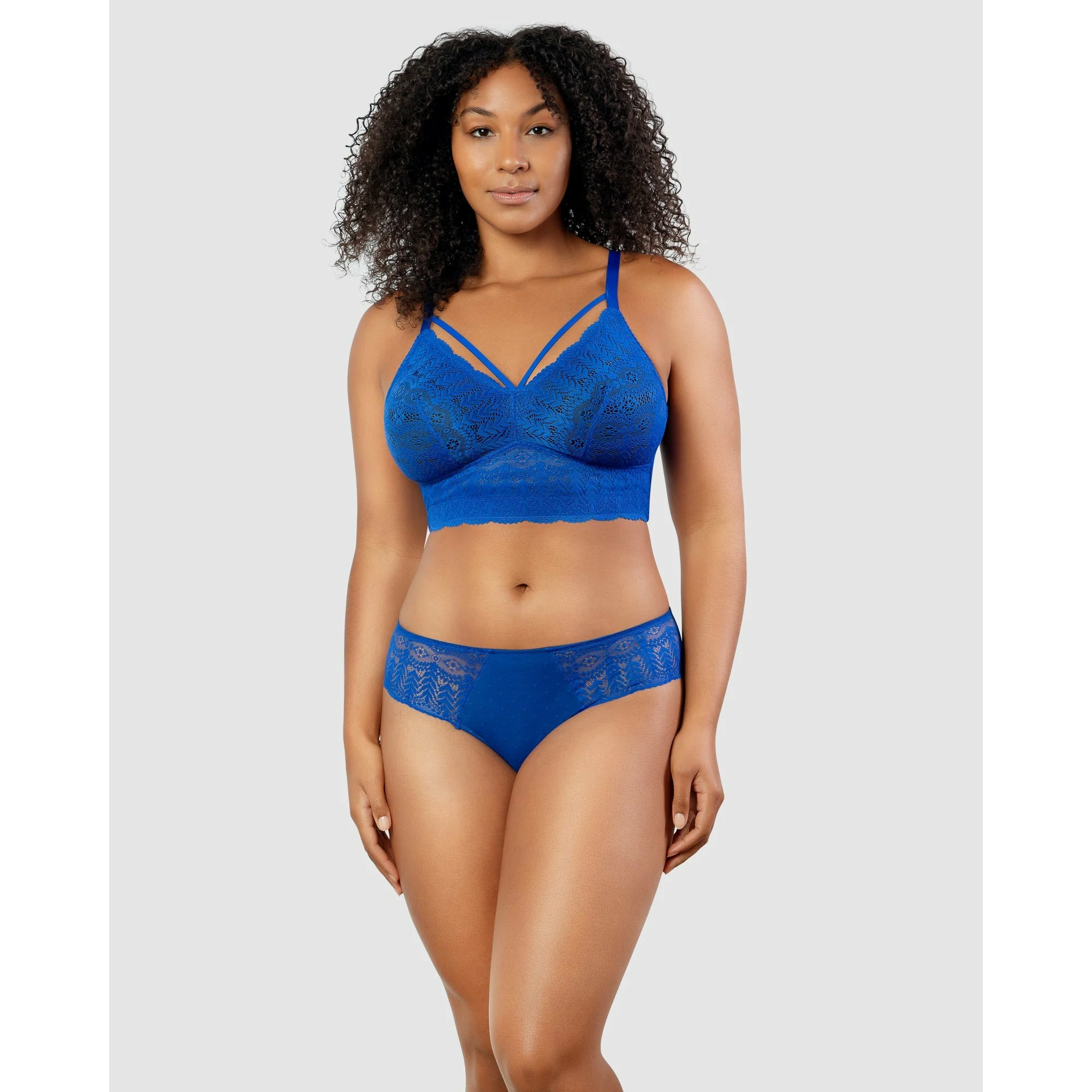 Mia Wireless Longline Lace Bralette - Image 3