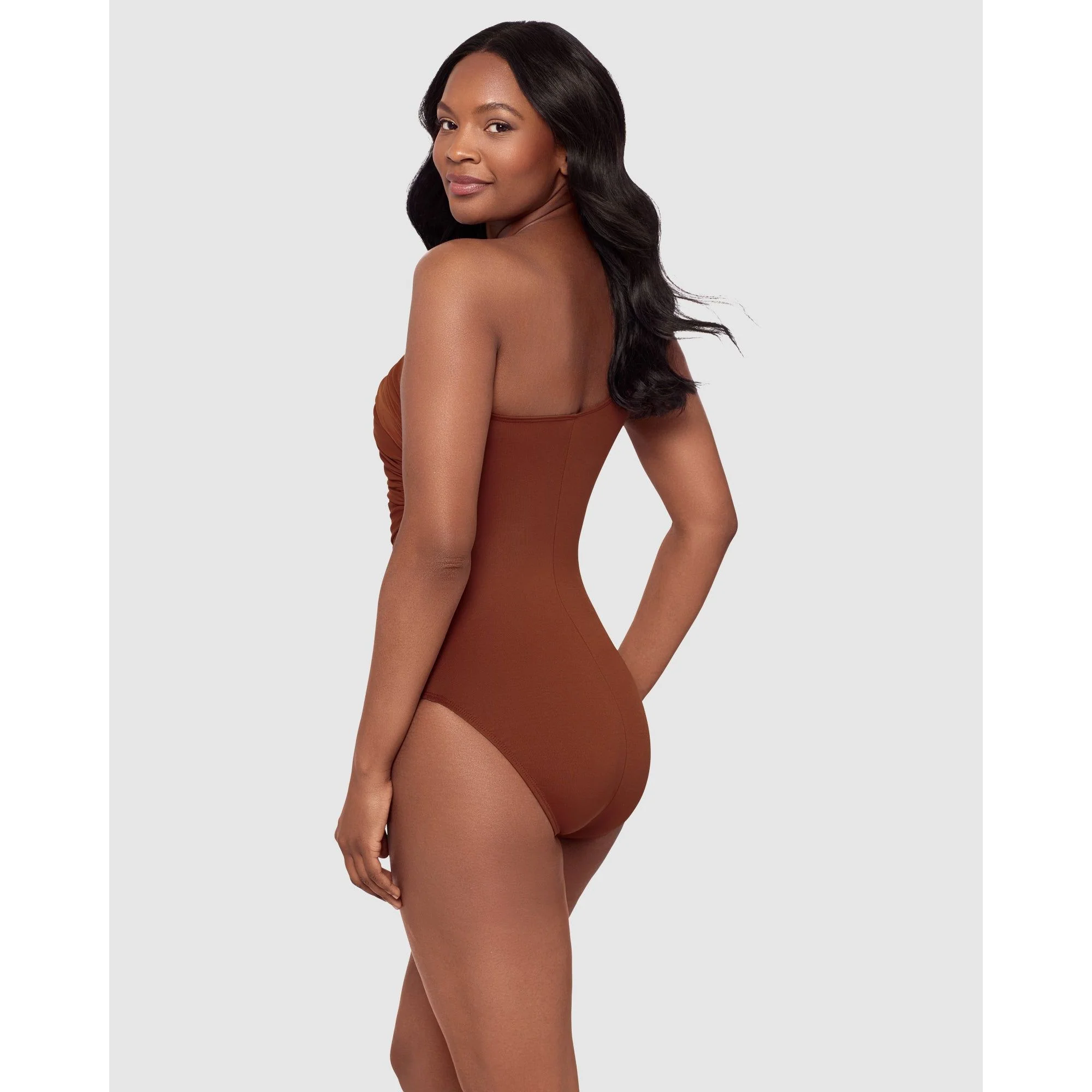Network Jena One Shoulder Shaping Swimsuit - Image 4