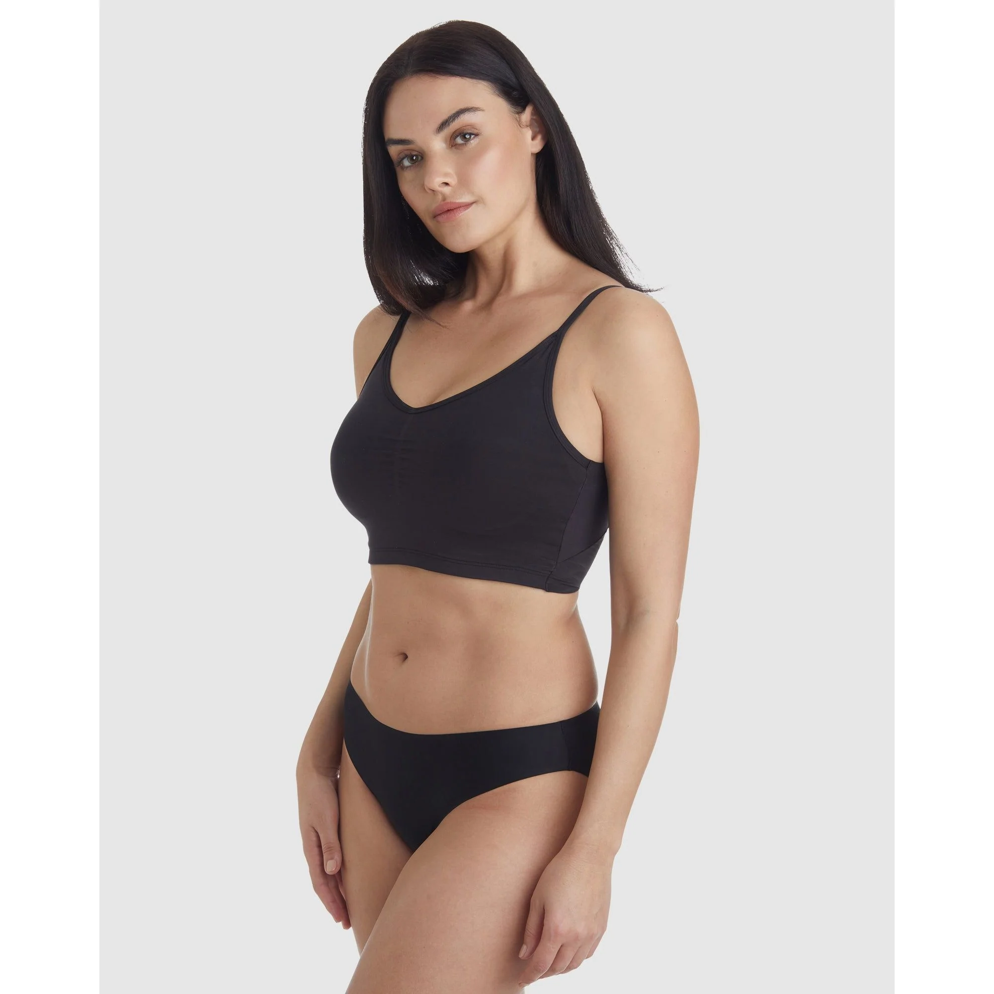No 'Side Show' Crop Top Style Shapewear Bralette - Image 3