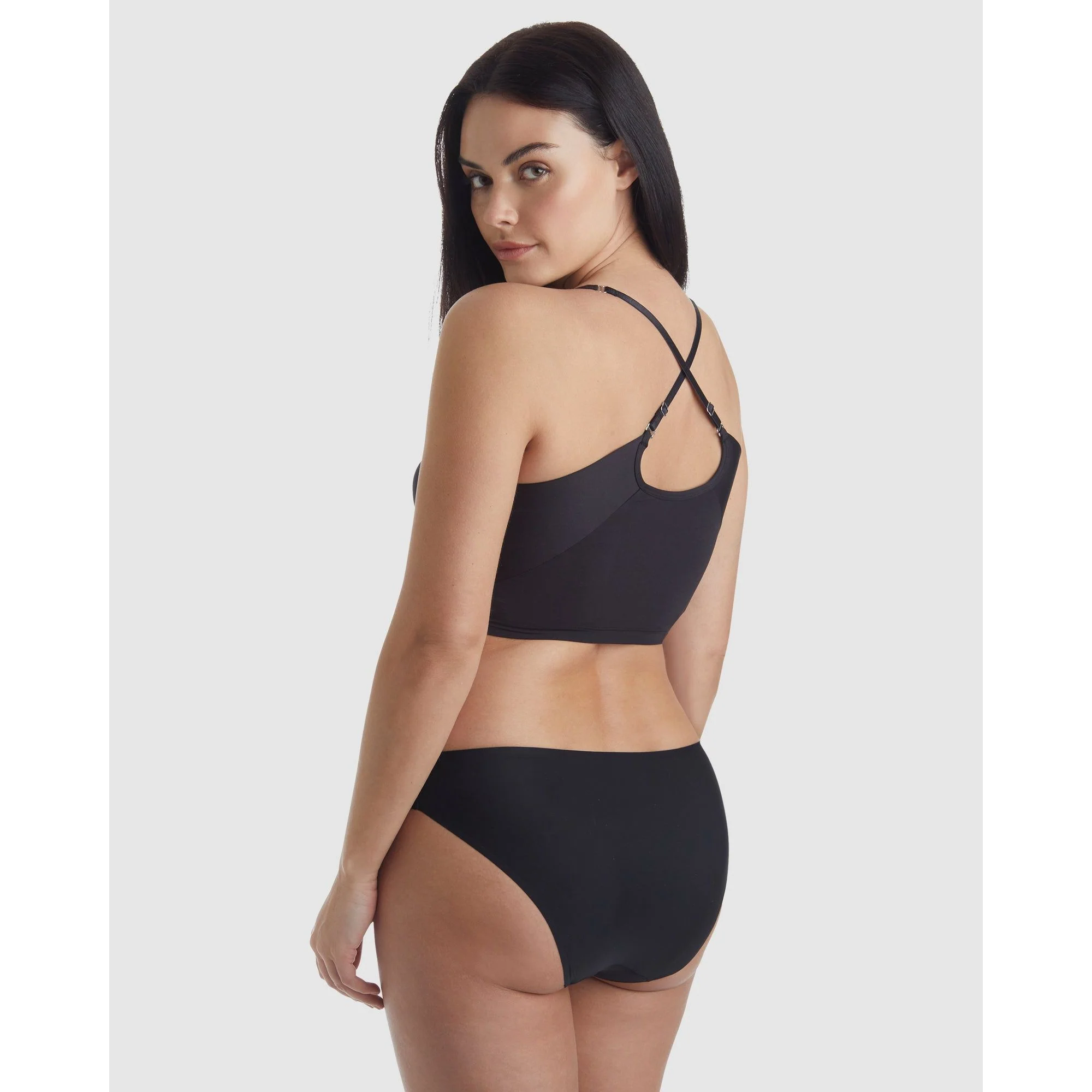 No 'Side Show' Crop Top Style Shapewear Bralette - Image 5