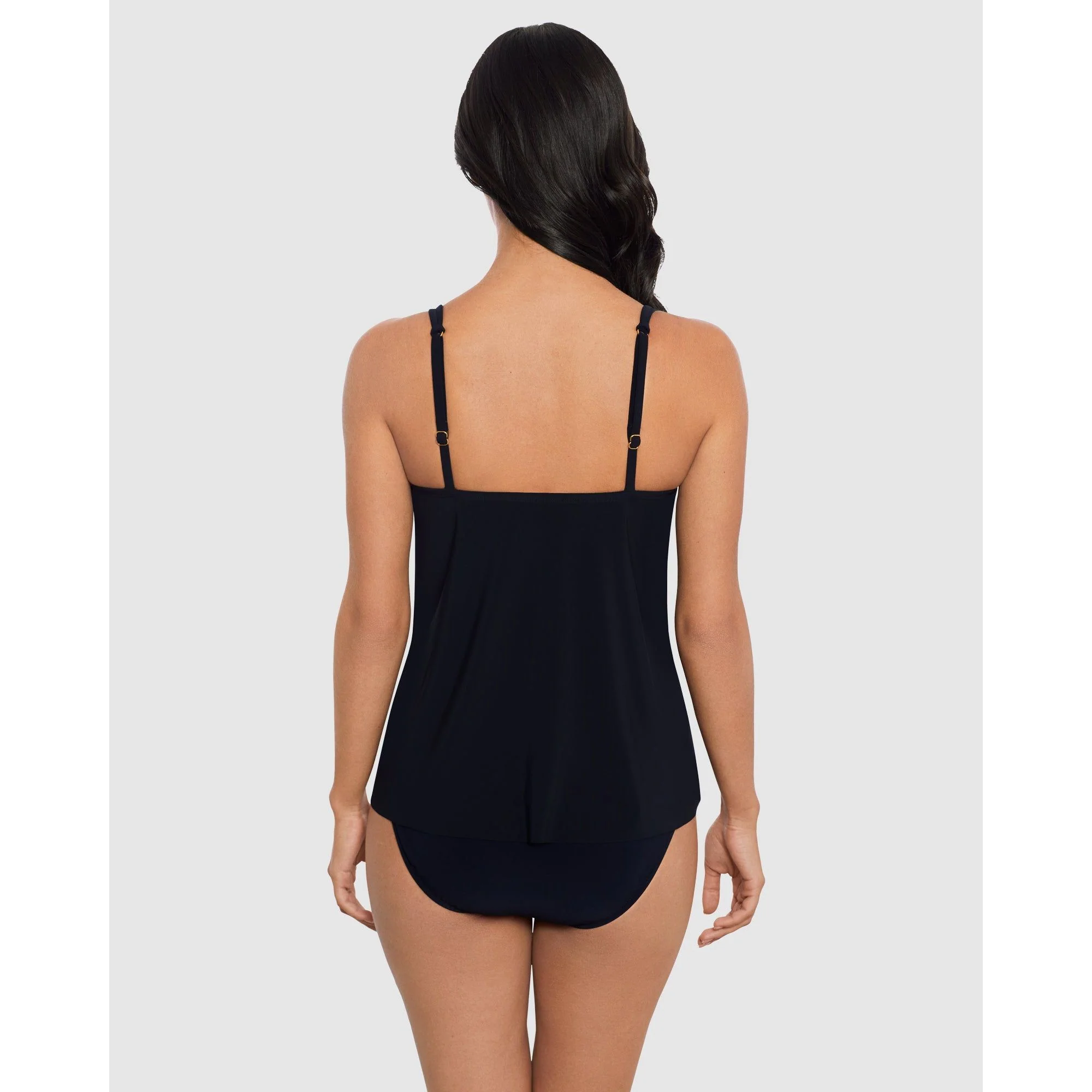 Obi One Akikio Knot Detail Loose Fit Tankini Top - Image 2