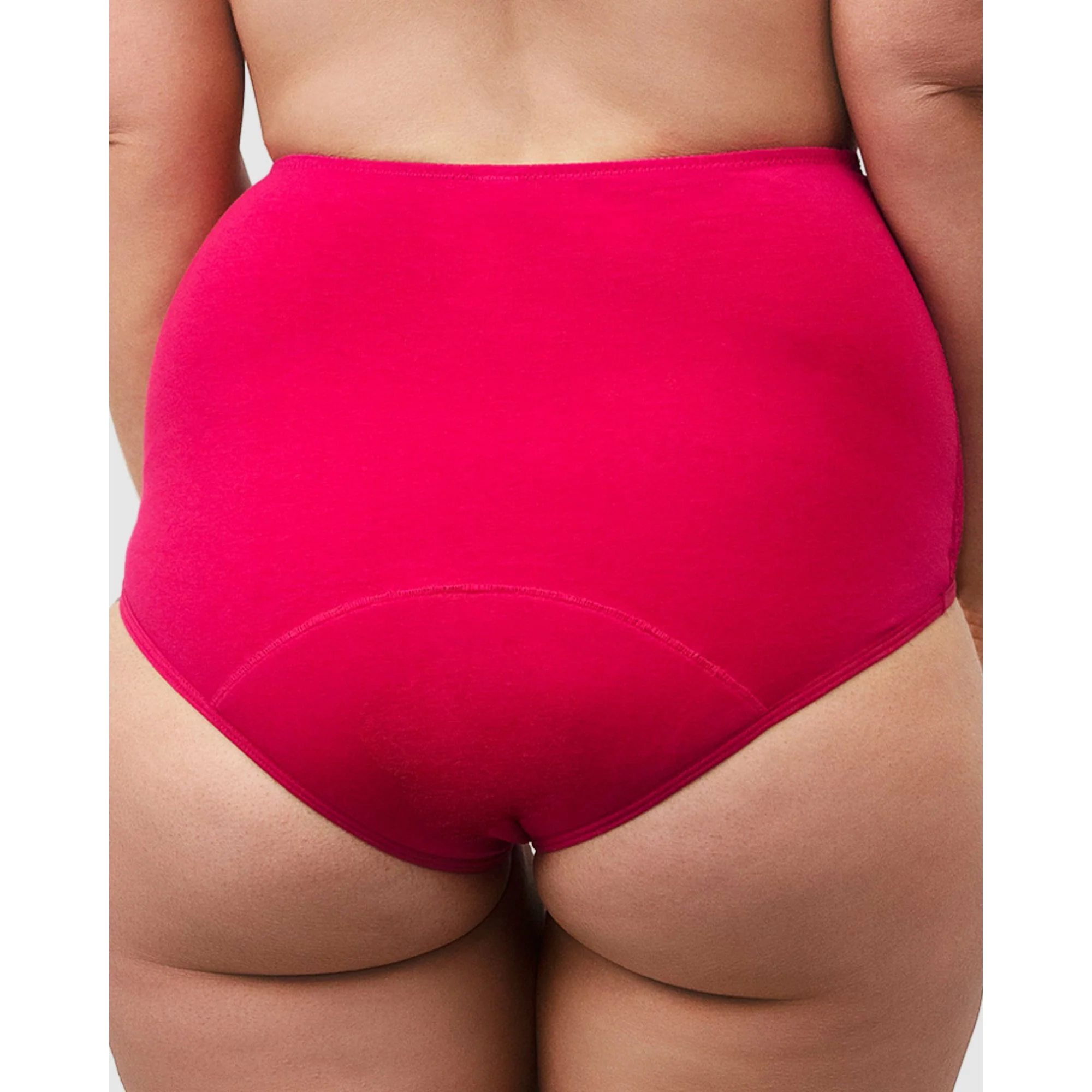 Organic Cotton & Lace High Waist Period Underwear - Image 5