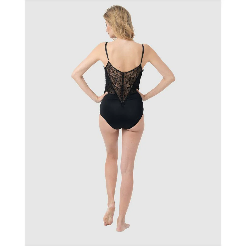 Patchwork Lace Bodysuit - Image 5