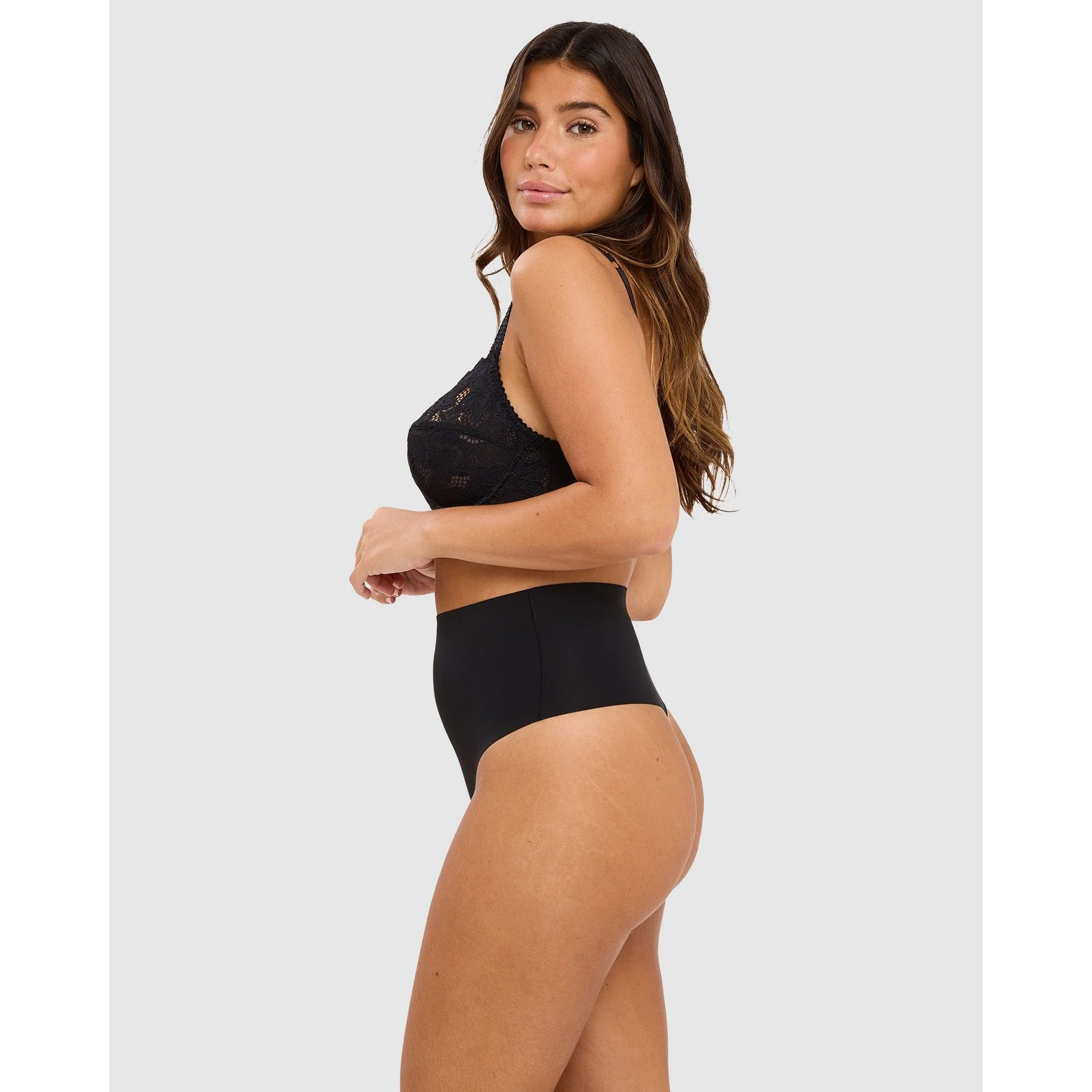 Perfect Touch High Waist Shaping Thong - Image 3