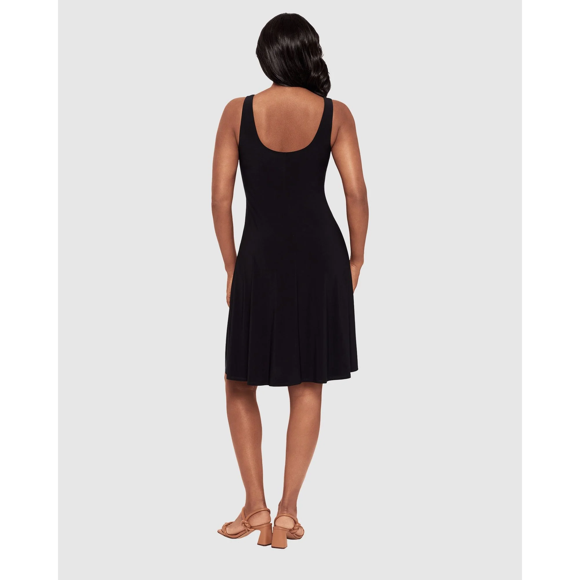 Remi Fit and Flair Gathered Waist Shaping Dress - Image 2
